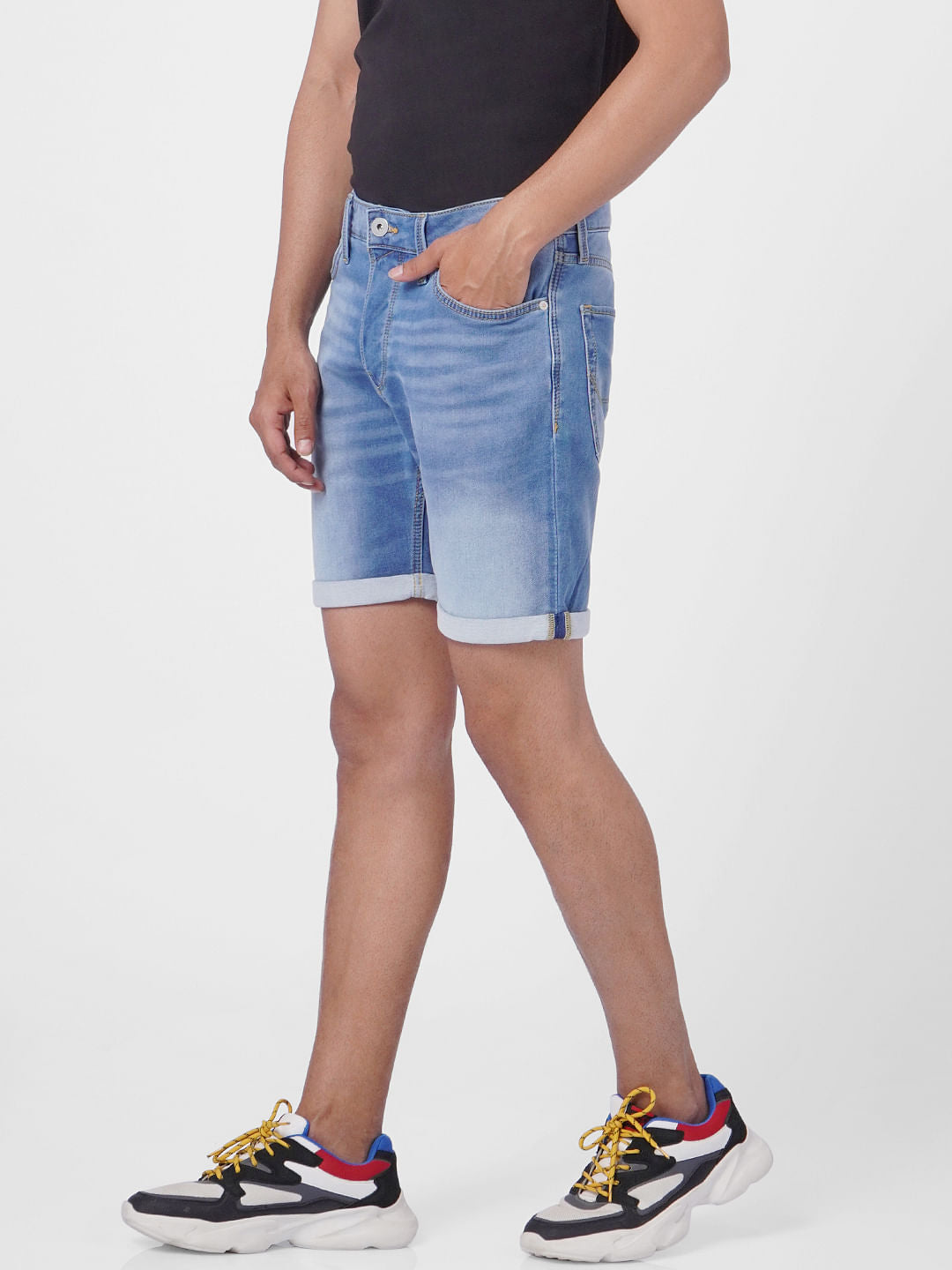 Blue Denim Shorts