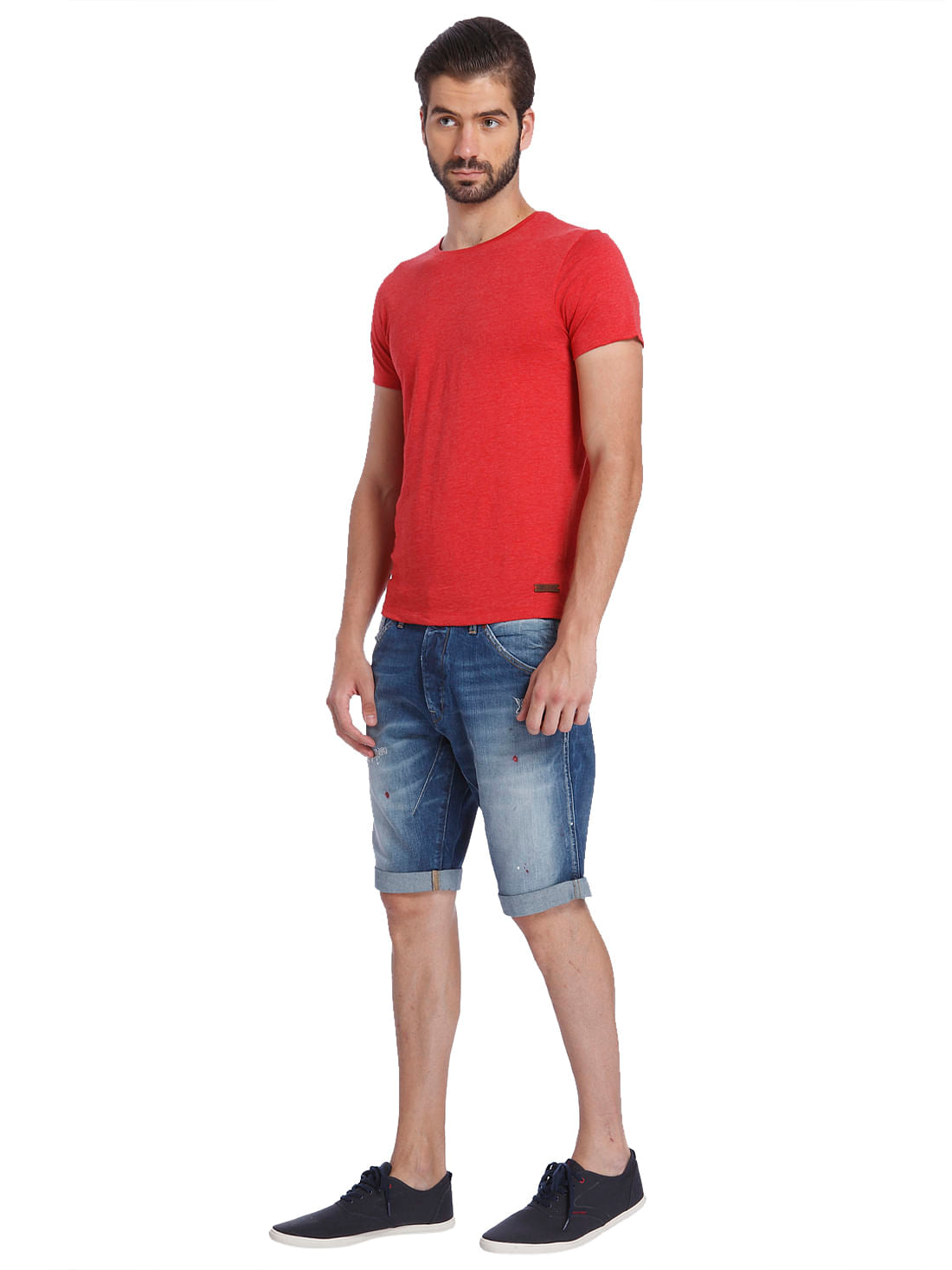 Solid Casual T-Shirt