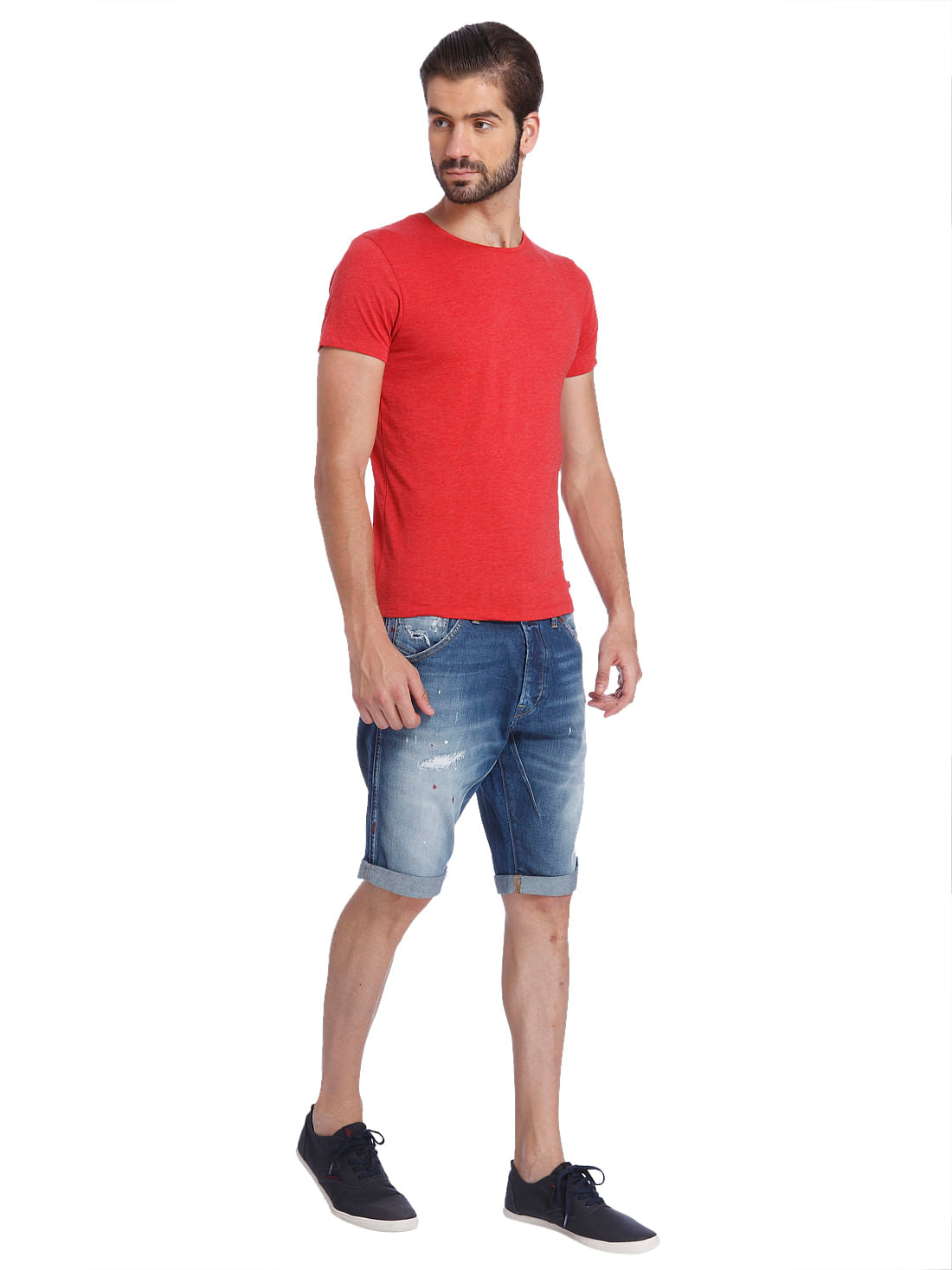 Solid Casual T-Shirt