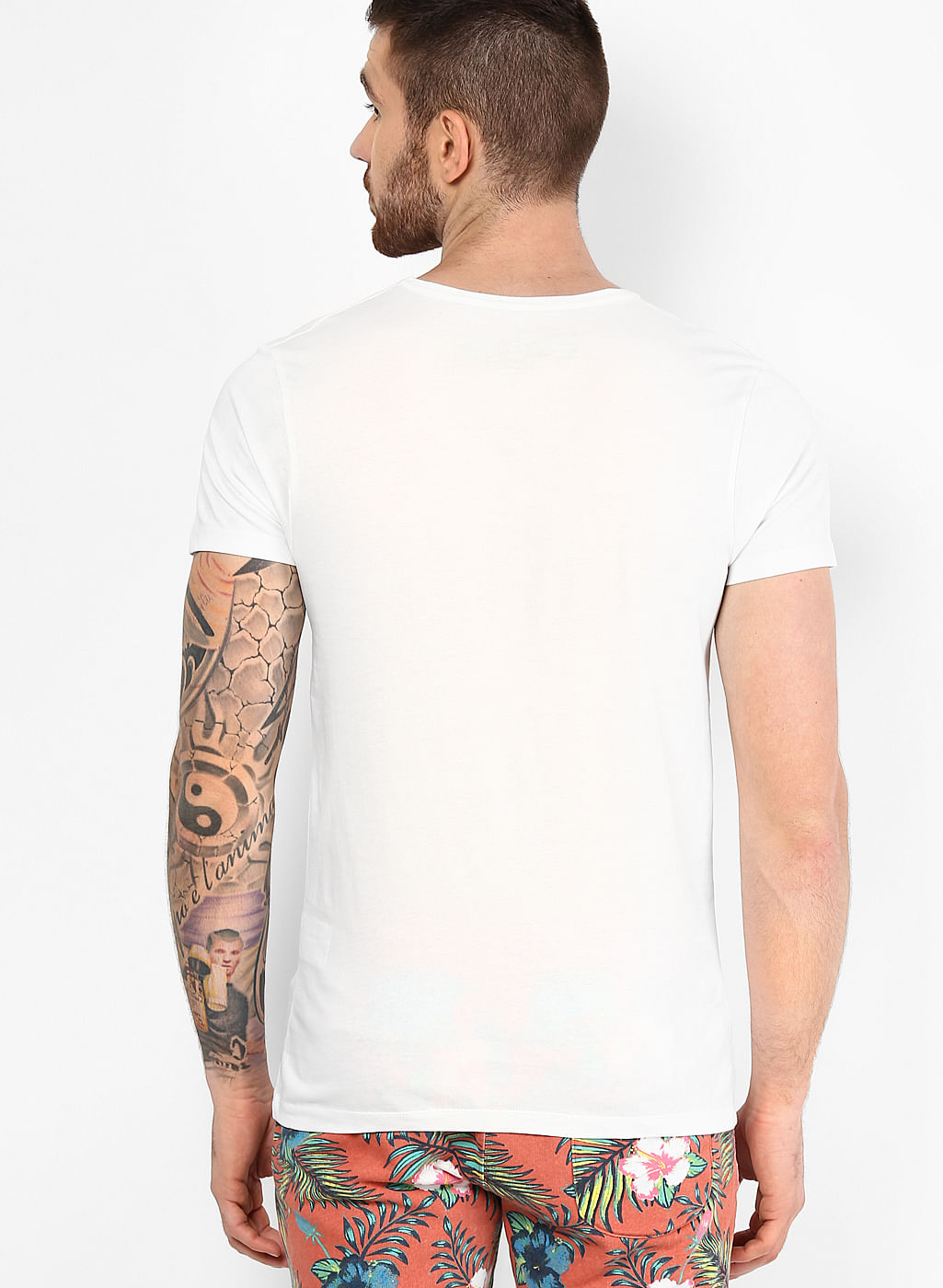 Solid Casual T-Shirt