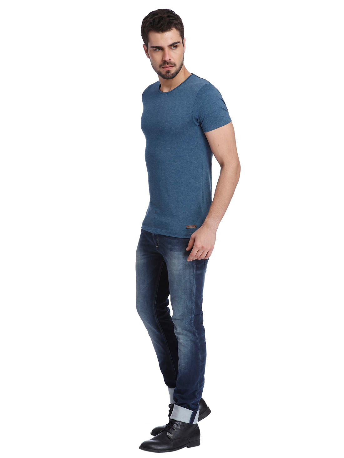 Solid Casual T-Shirt