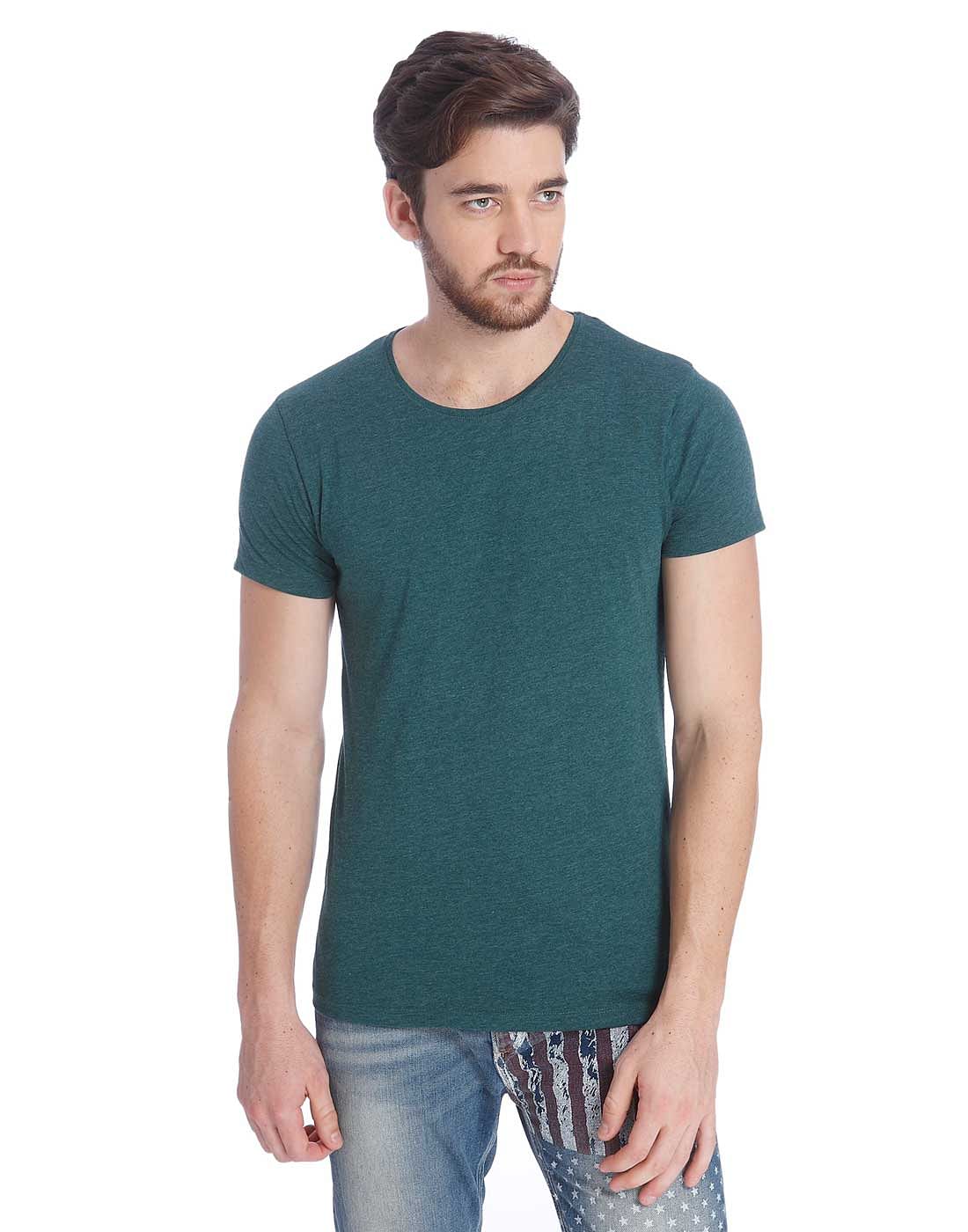 Solid Casual T-Shirt