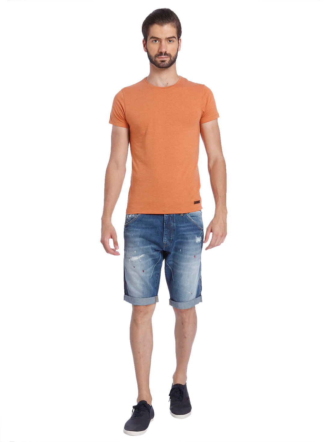Solid Casual T-Shirt