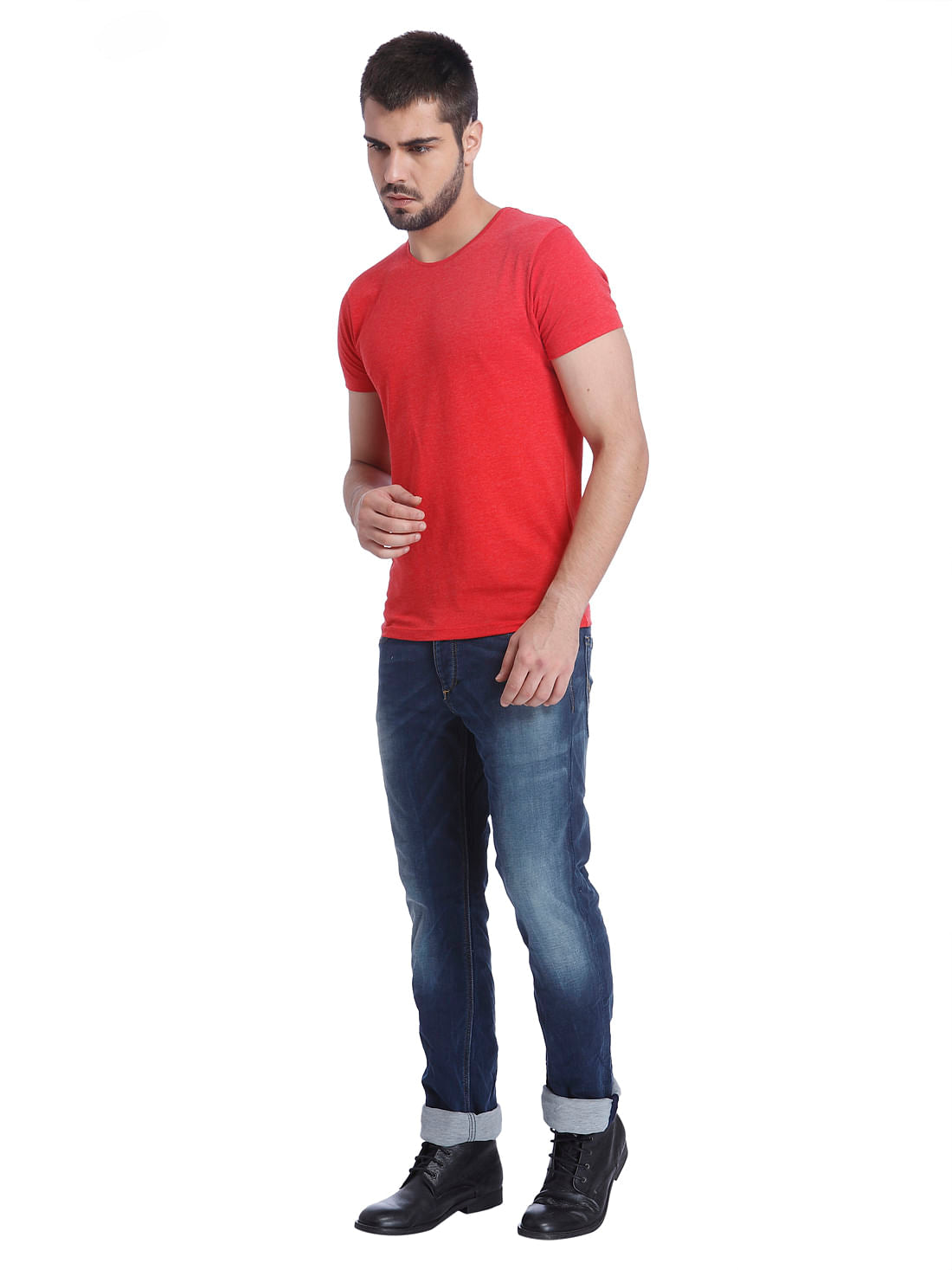 Solid Casual T-Shirt