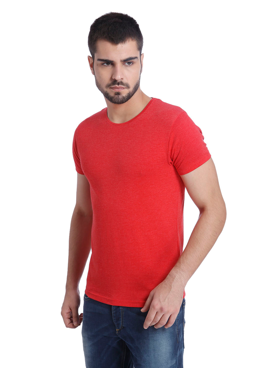 Solid Casual T-Shirt - S