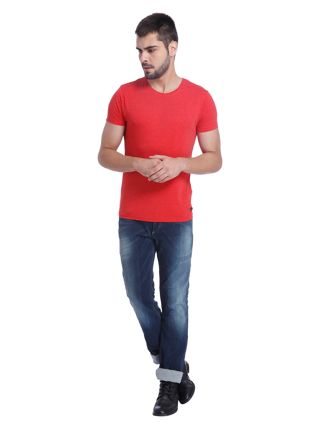 Solid Casual T-Shirt