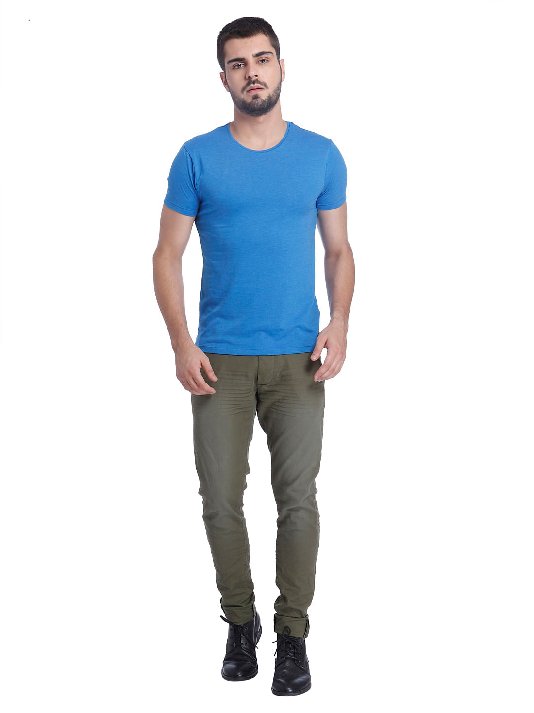 Solid Casual T-Shirt
