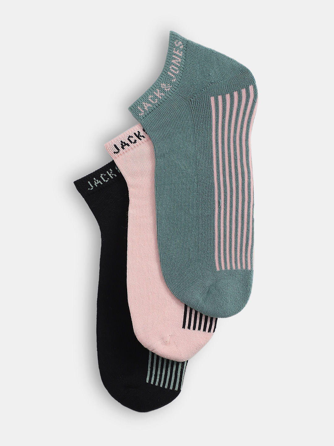 Pack of 3 Terry Ankle-Length Socks - ONE