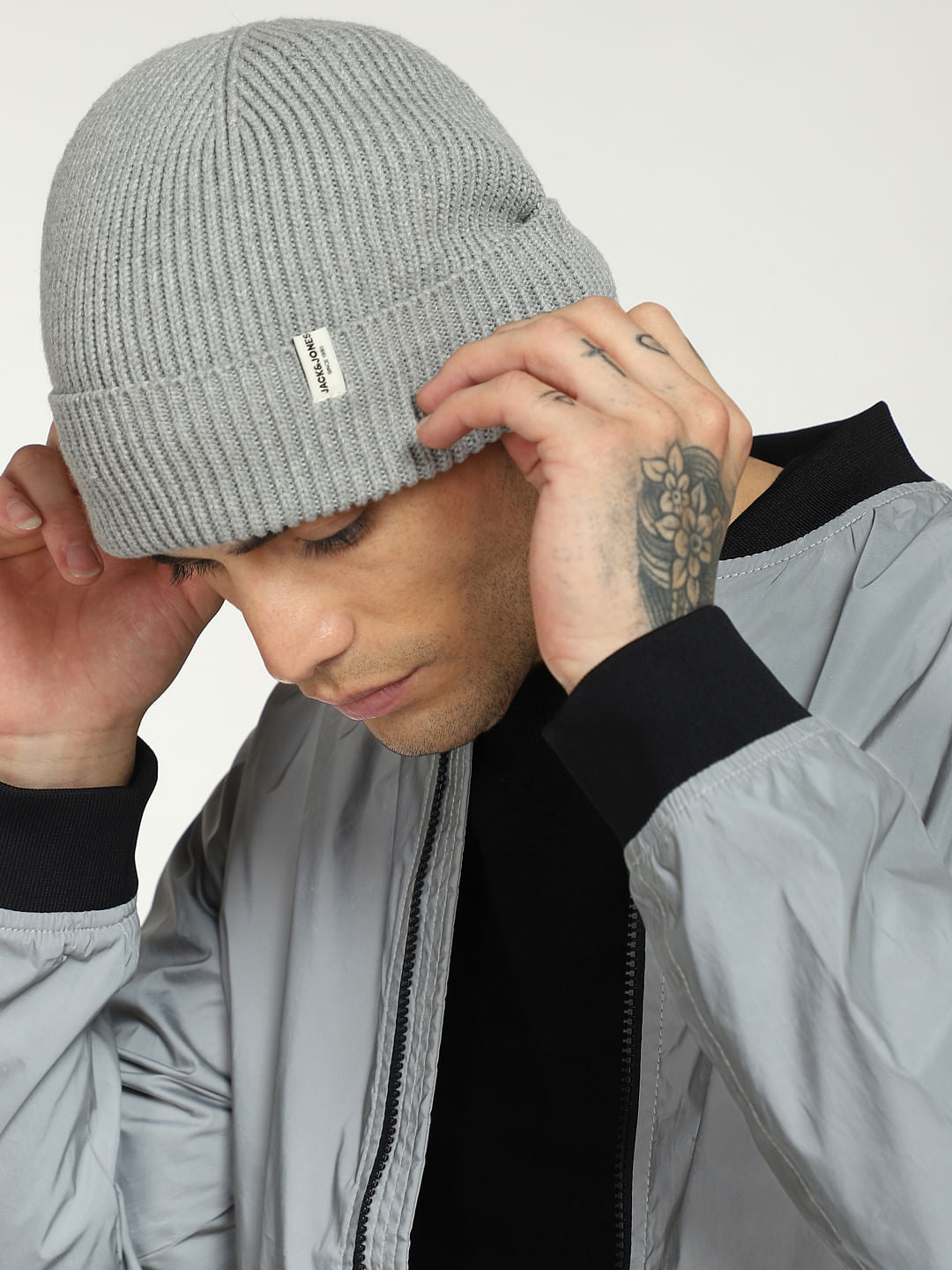 Grey Beanie - ONE