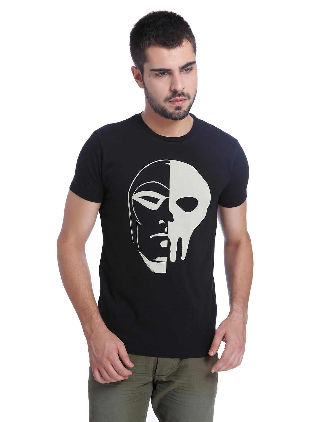 Graphic Print Casual T-Shirt - S