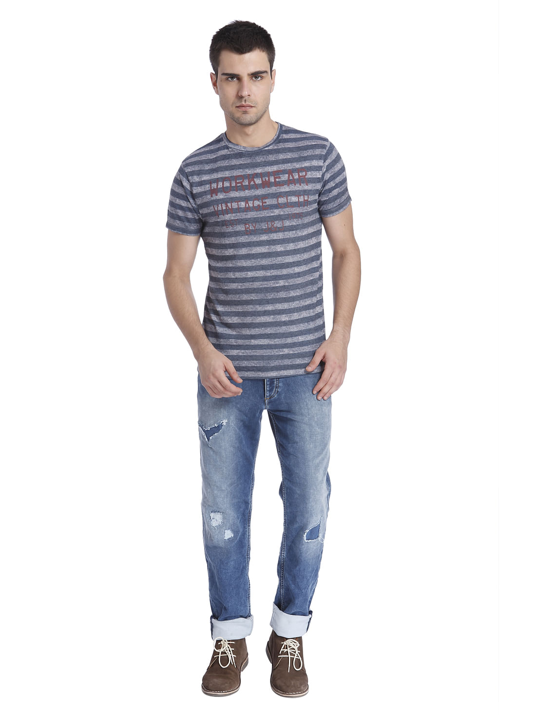 Solid Casual T-Shirt