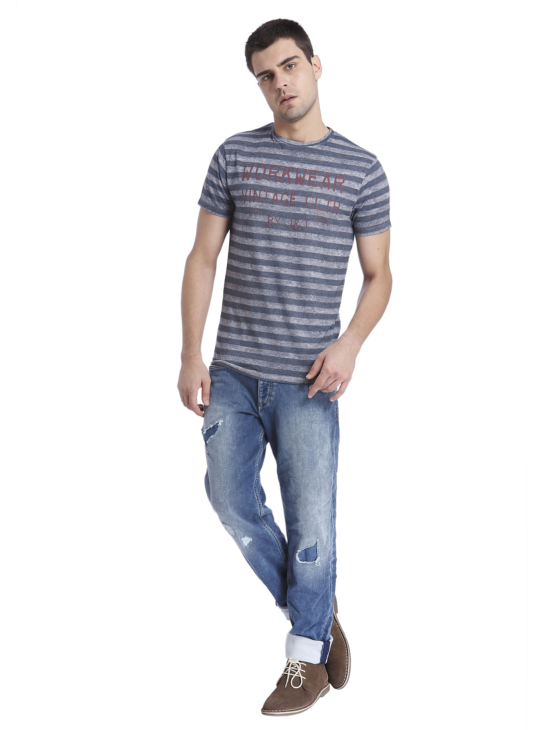 Solid Casual T-Shirt