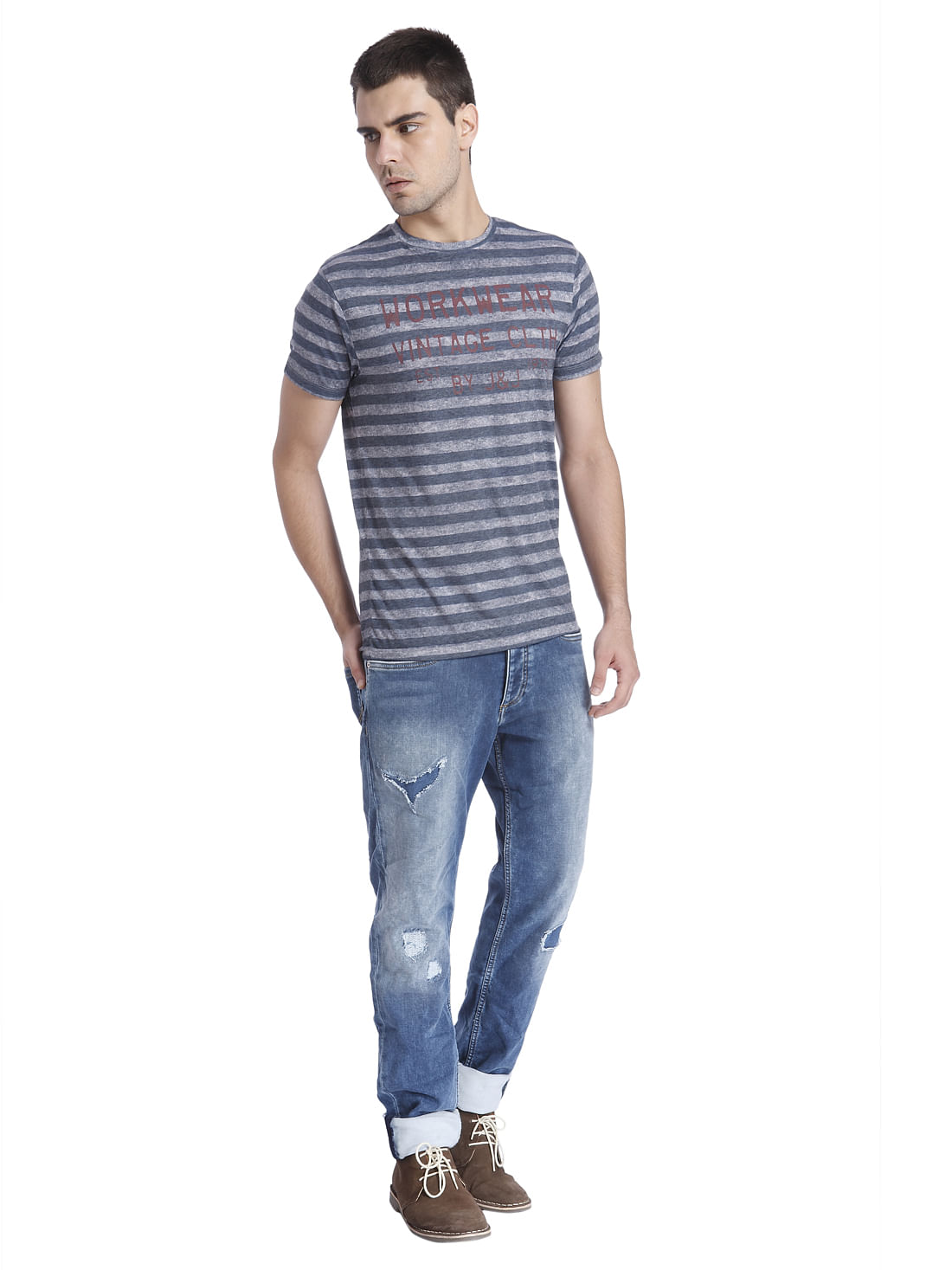 Solid Casual T-Shirt