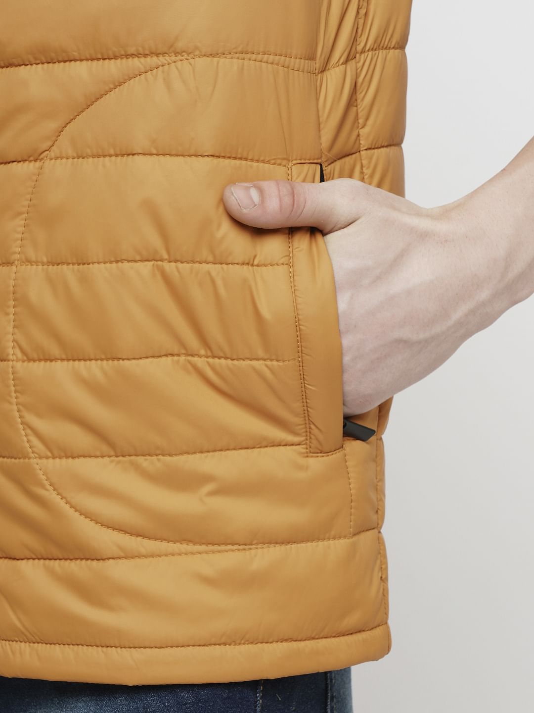 PRODUKT by JACK&JONES Bright Orange Sleeveless Puffer Vest