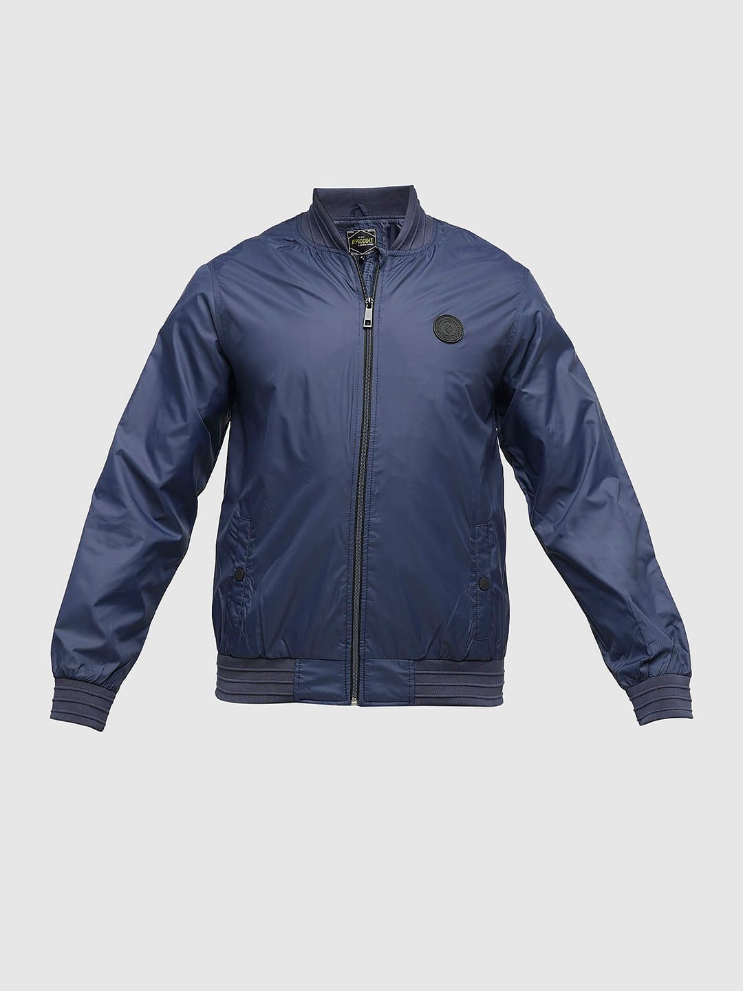 PRODUKT by JACK&JONES Blue Zip-Up Bomber Jacket
