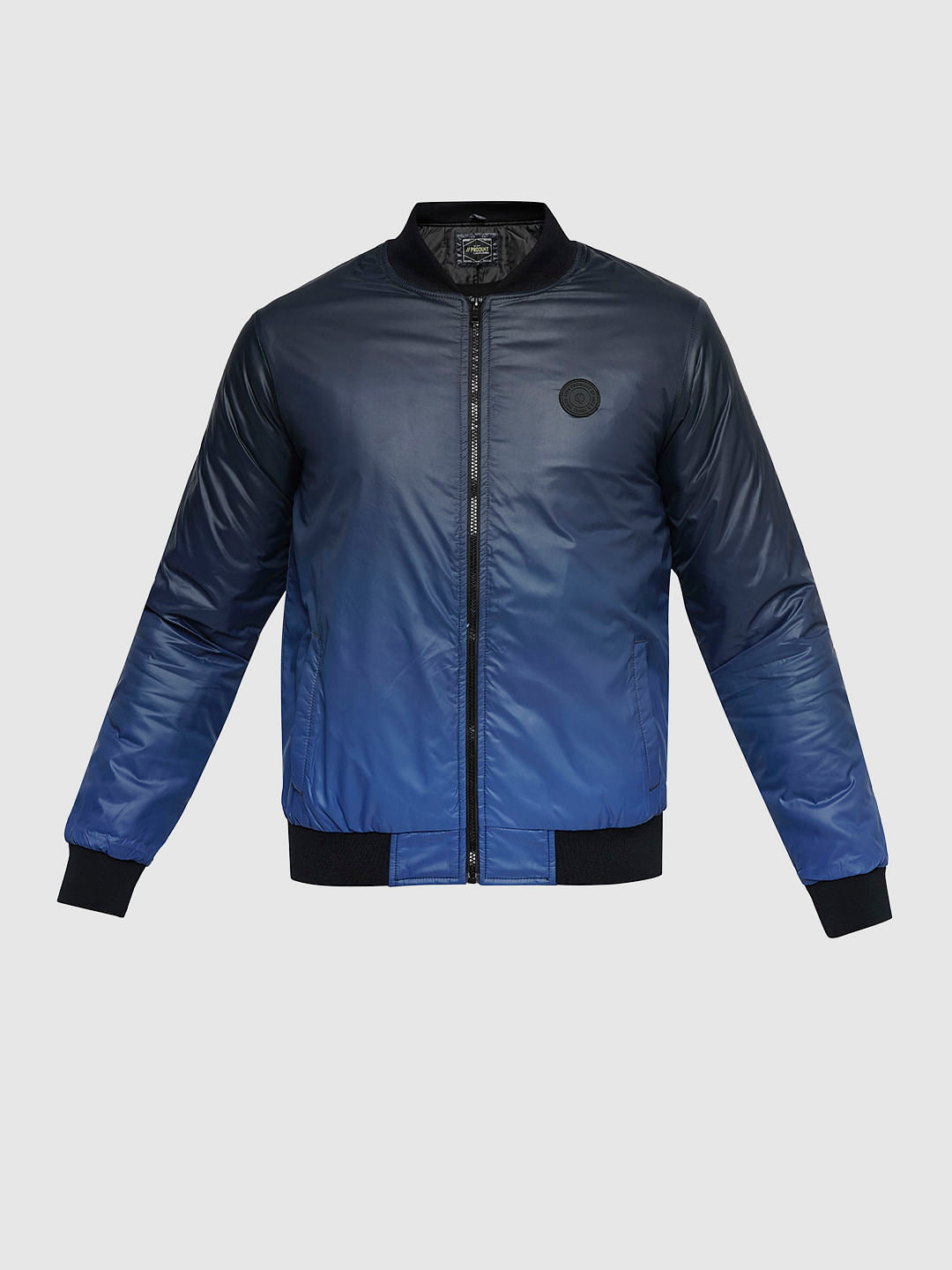PRODUKT by JACK&JONES Dark Blue Ombre Bomber Jacket