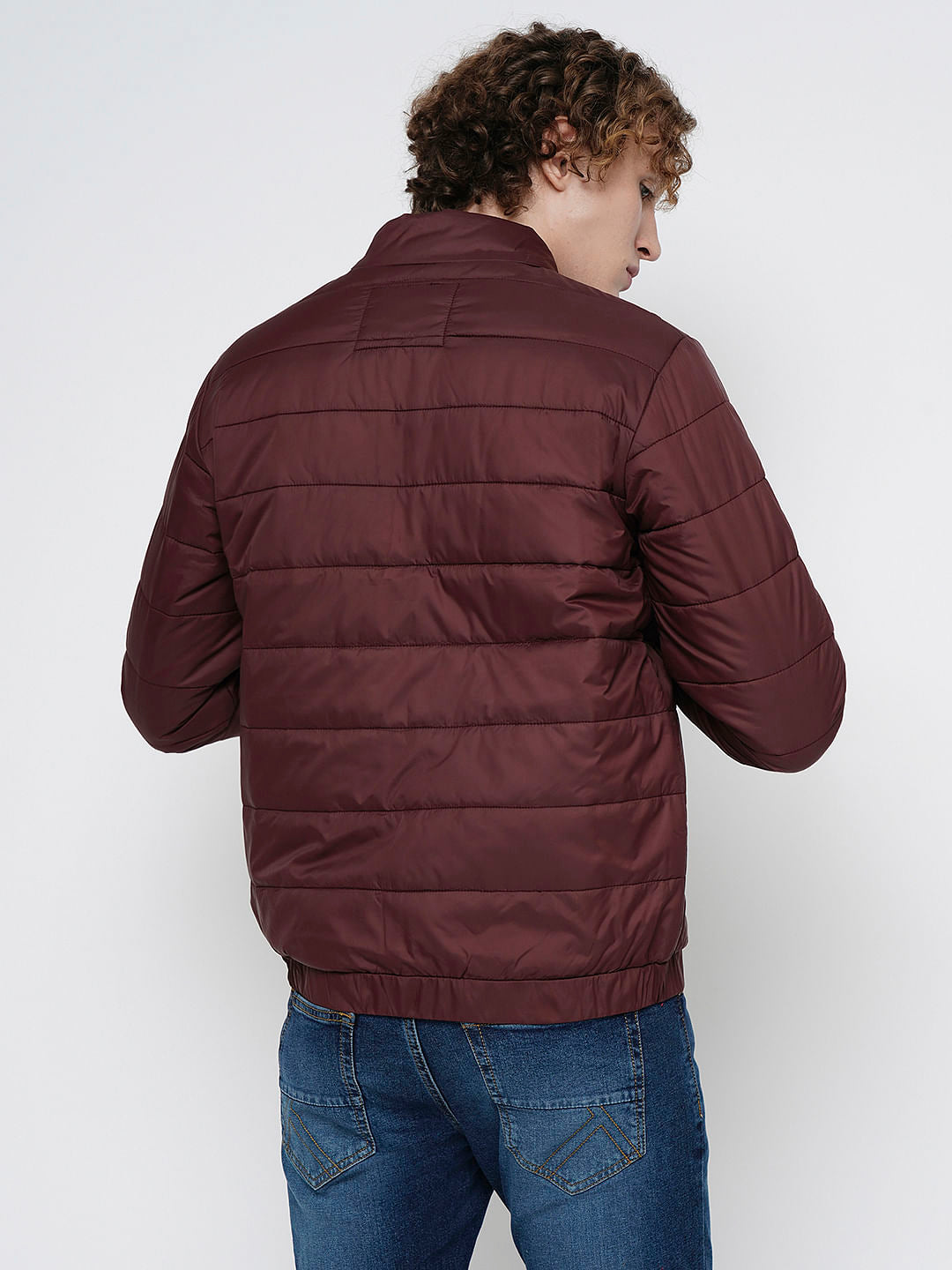 PRODUKT by JACK&JONES Red Logo Print Puffer Jacket