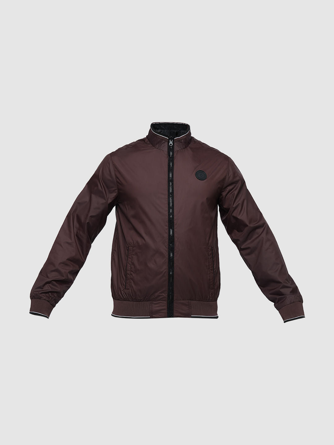PRODUKT by JACK&JONES Dark Purple Zip-Up Polyfill Jacket