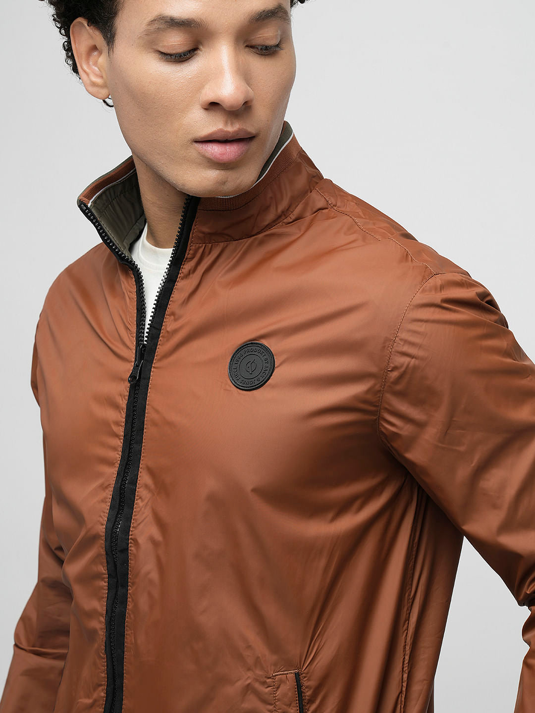 PRODUKT by JACK&JONES Green Reversible Zip-Up Jacket