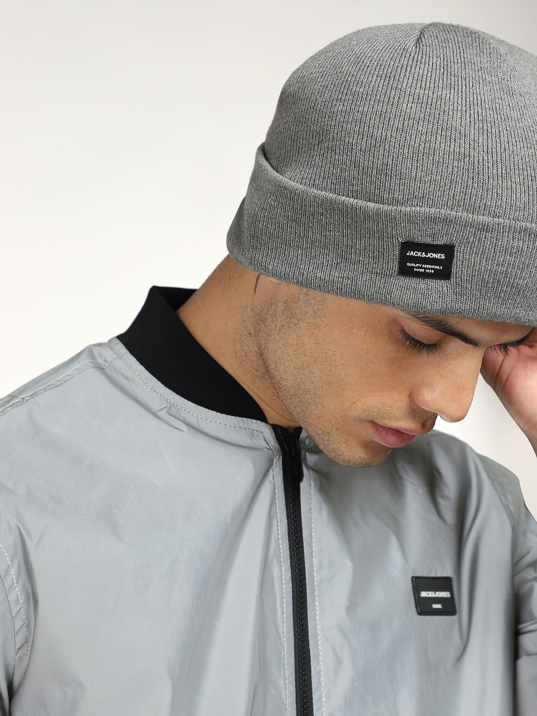 Grey Beanie - ONE