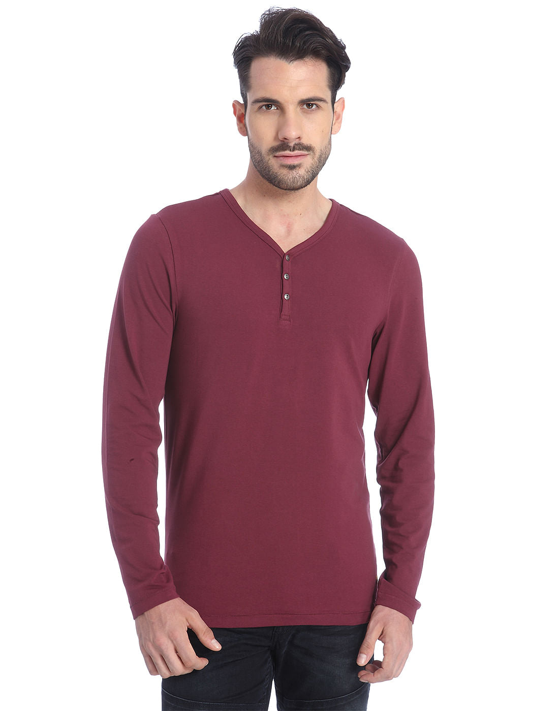 Solid Casual T-Shirt