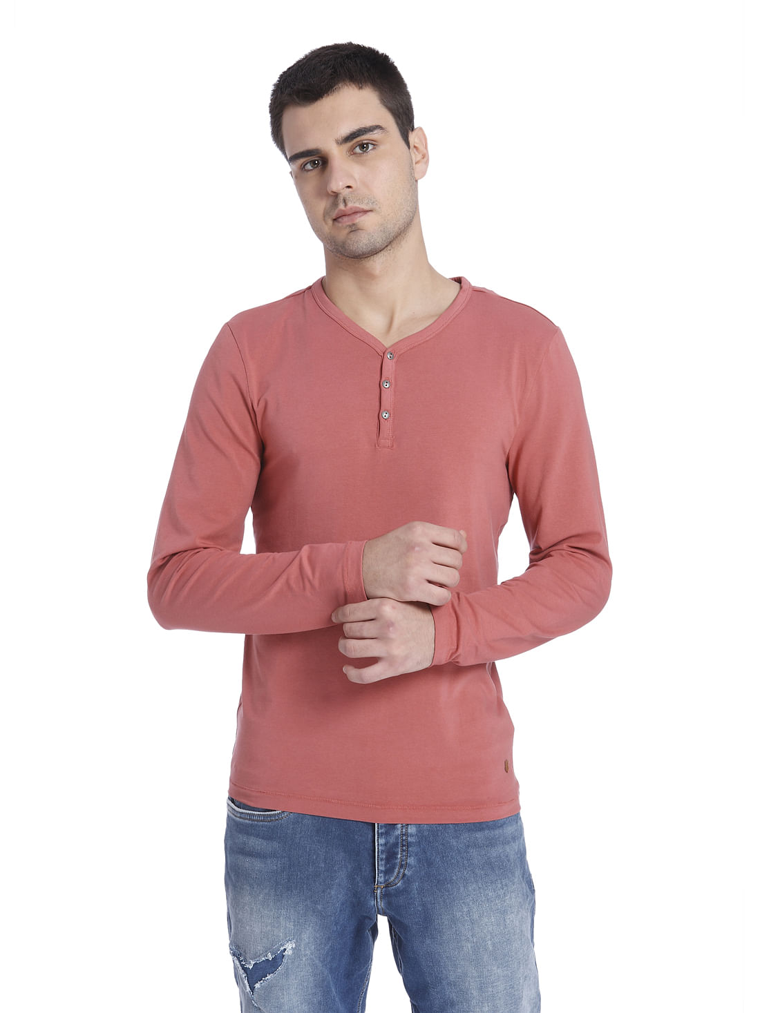 Solid Casual T-Shirt