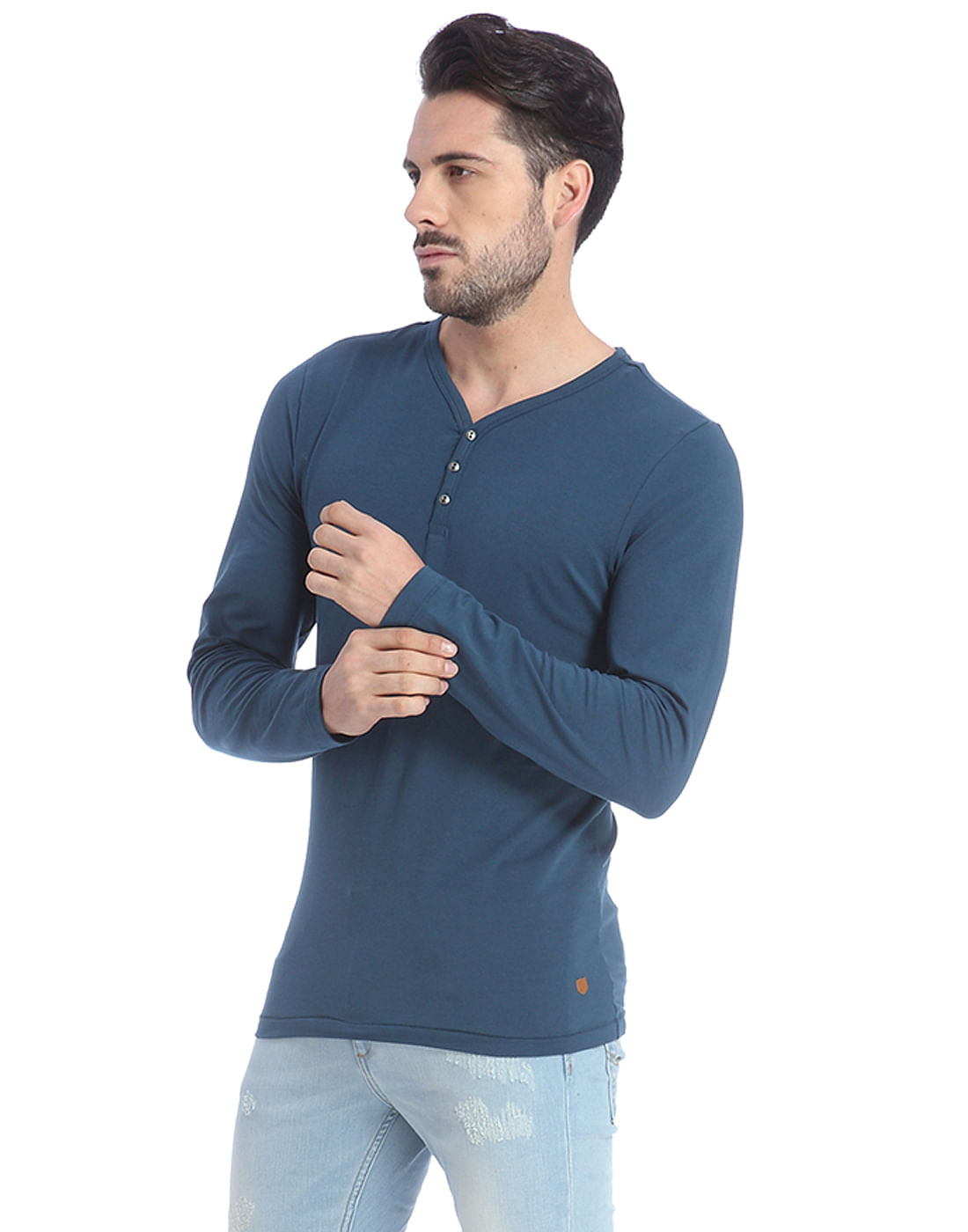 Solid Casual T-Shirt