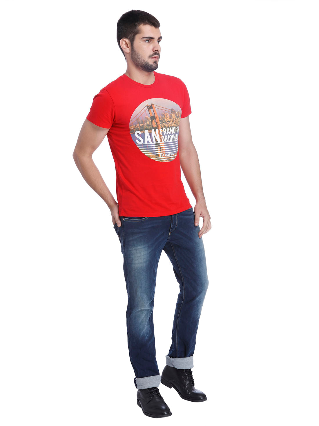 Solid Casual T-Shirt