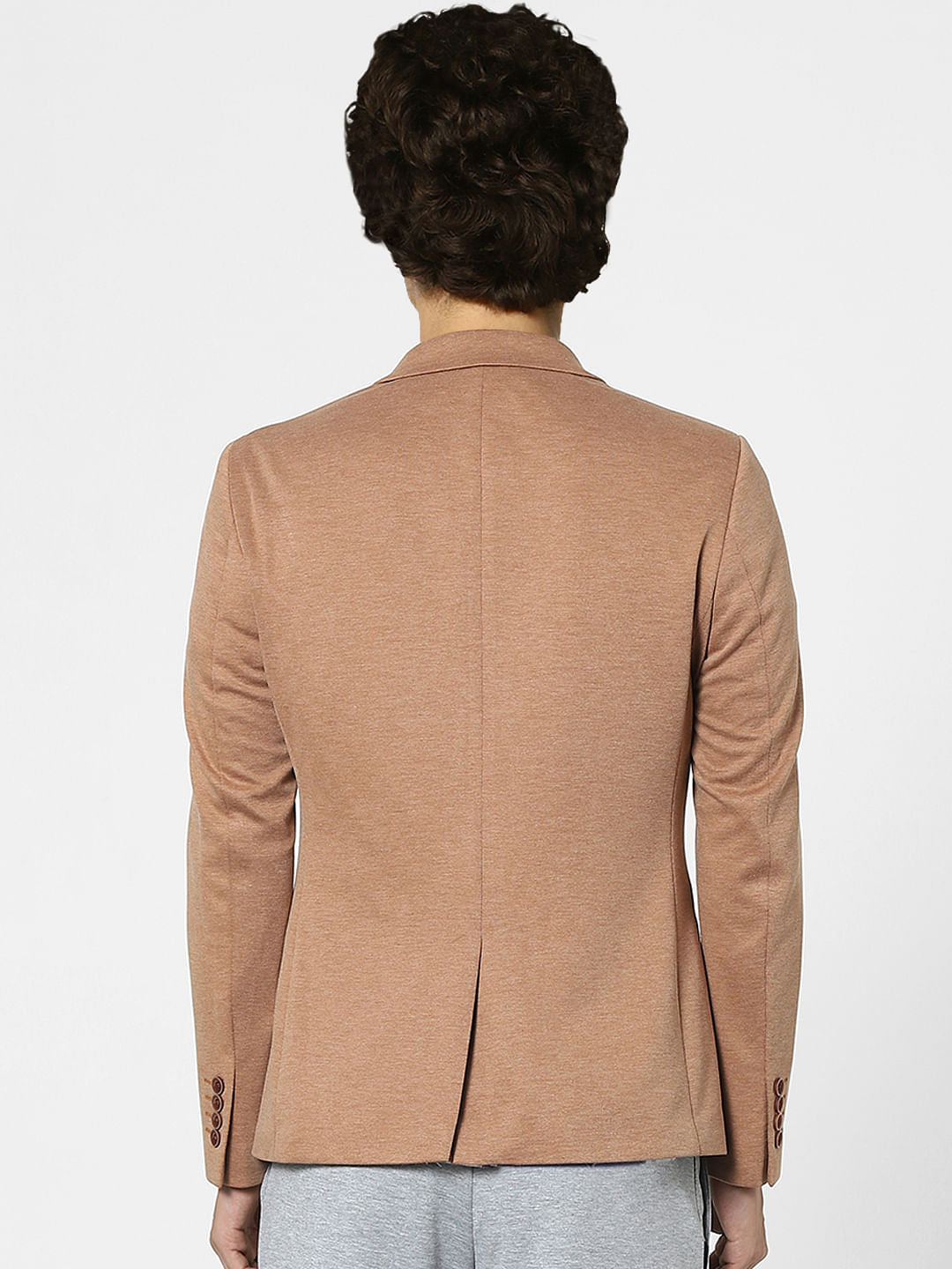 Brown Double Button Blazer