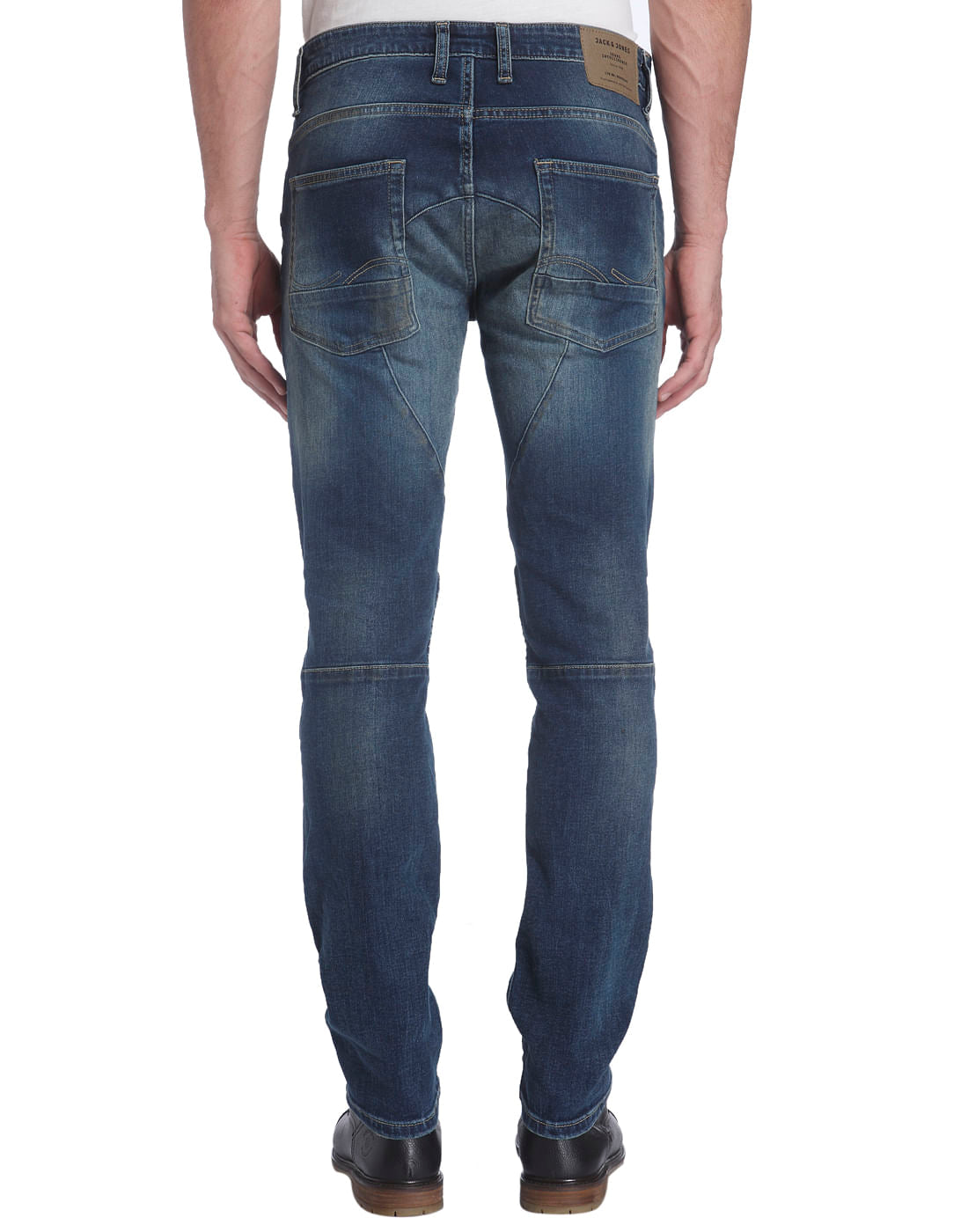 Blue Low Rise Tim Slim Fit Jeans