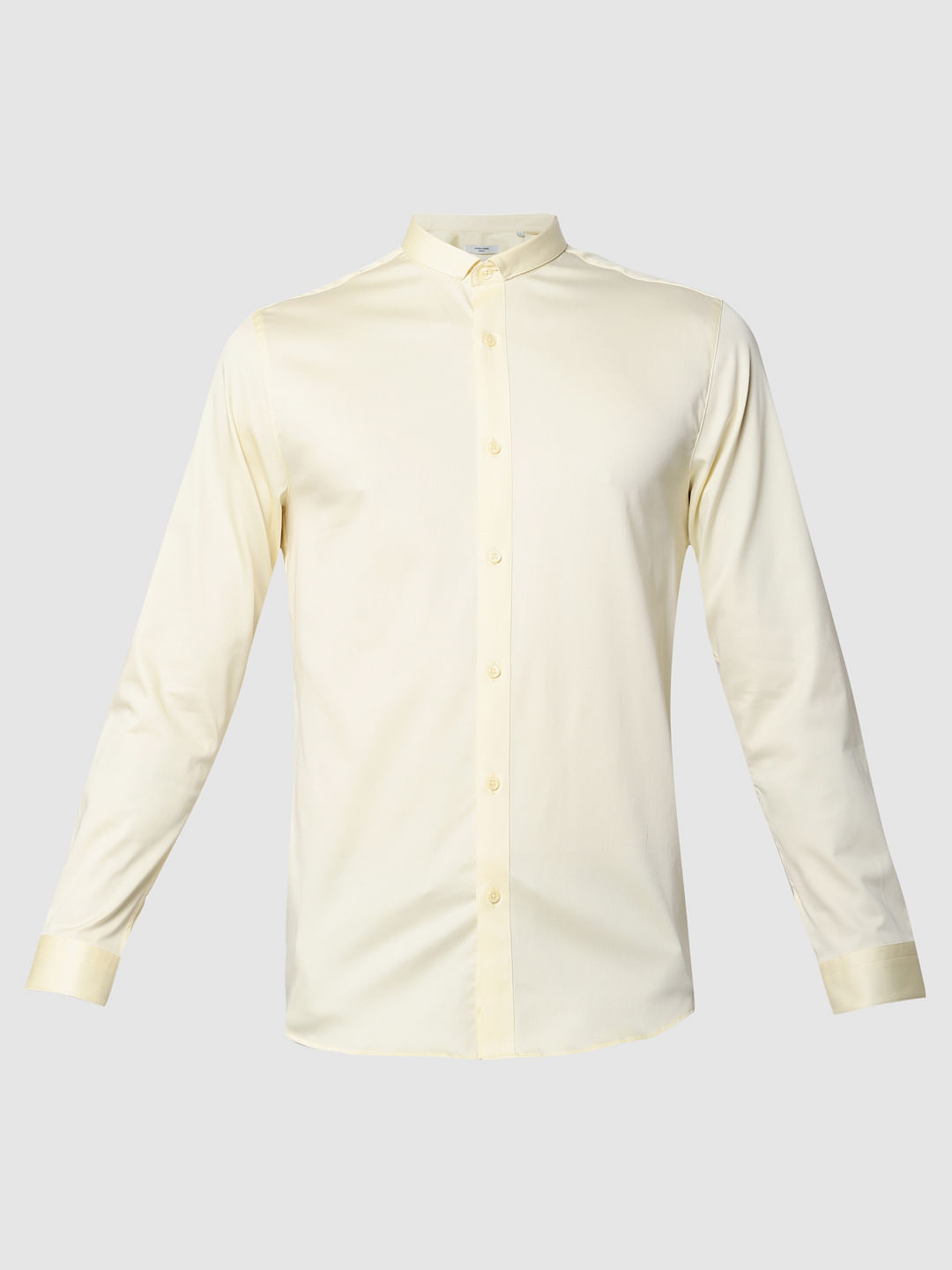 Yellow Formal Full Sleeves Shirt