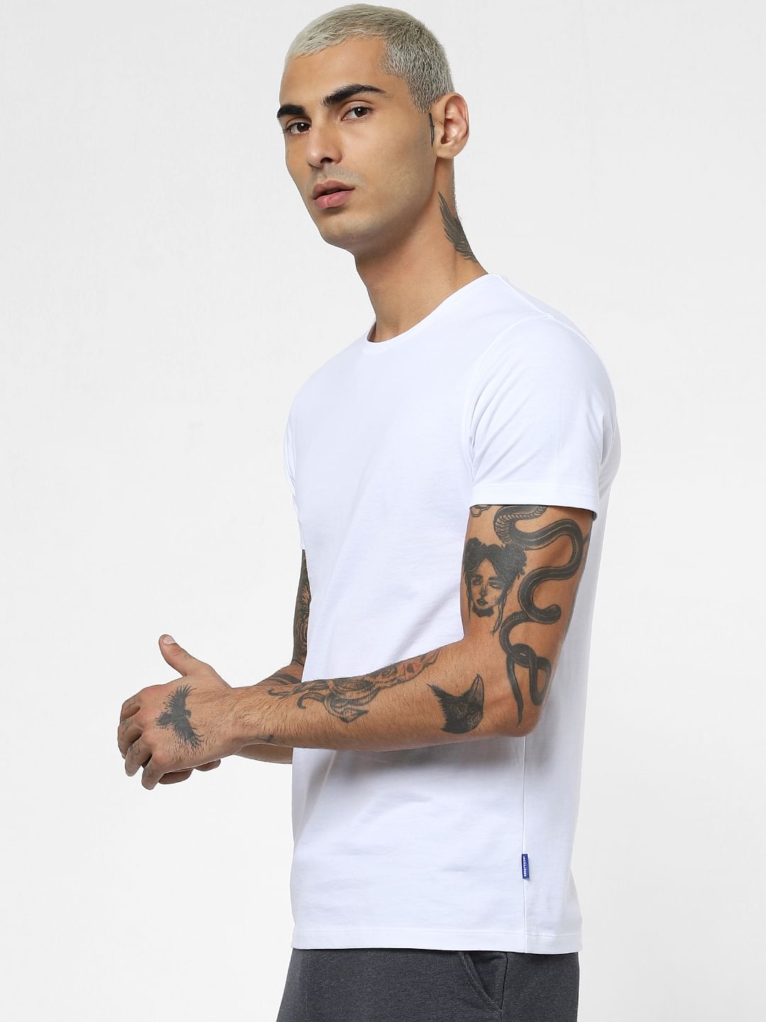 White Crew Neck T-Shirt
