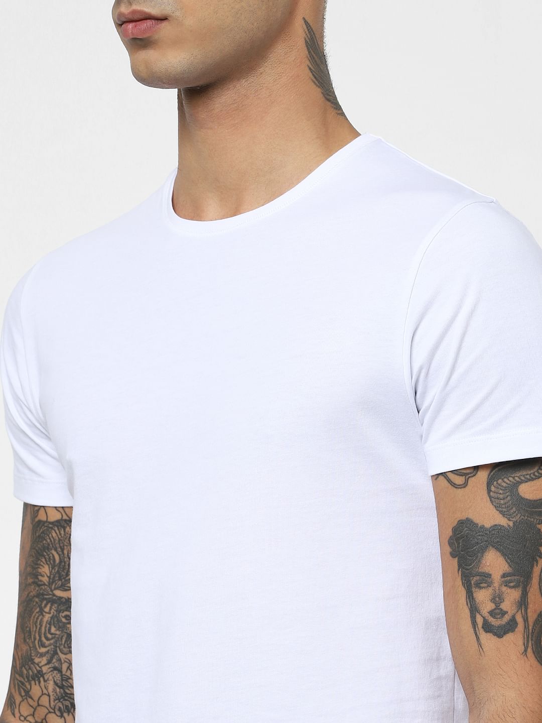 White Crew Neck T-Shirt