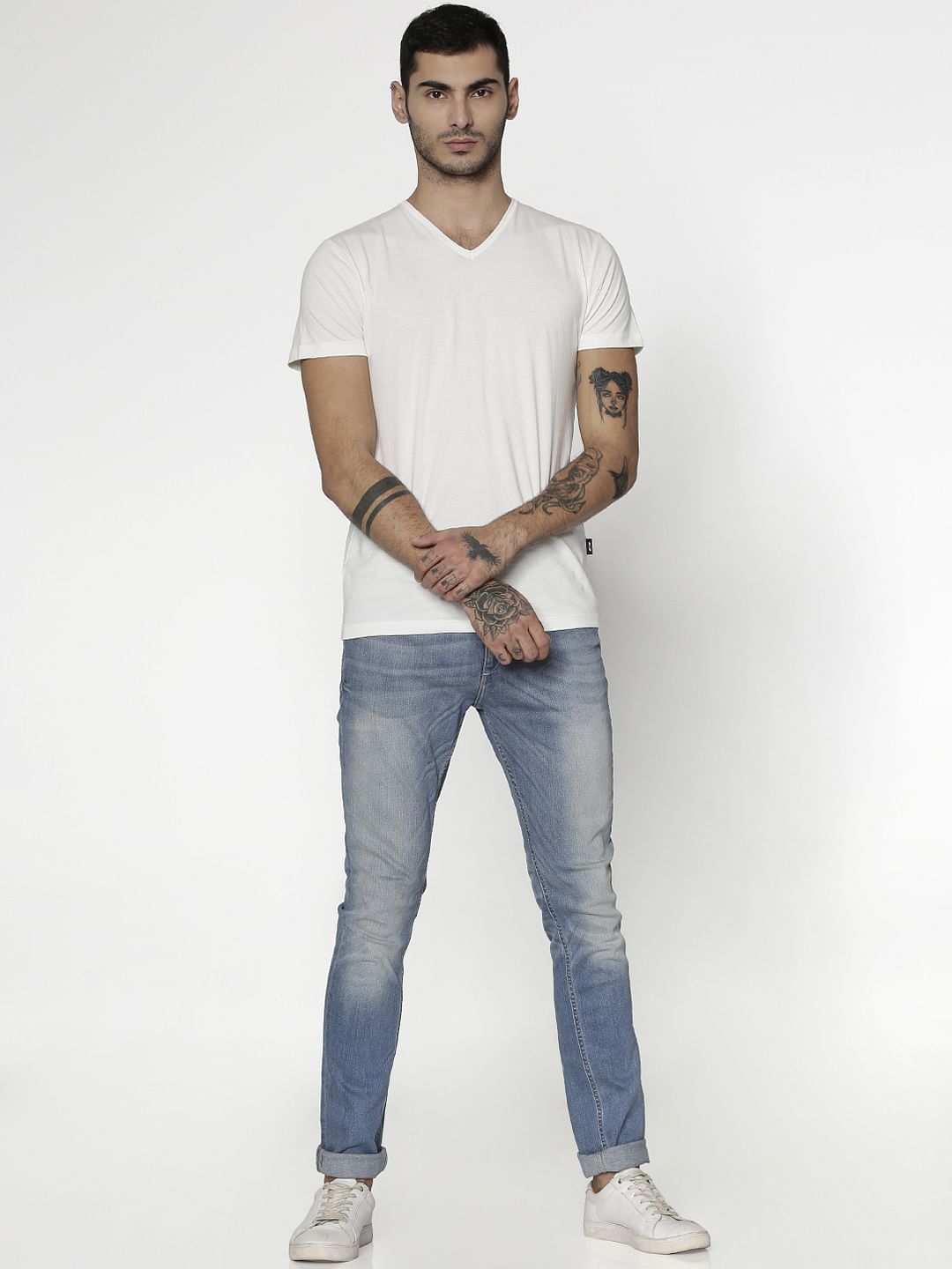 White Crew Neck T-Shirt