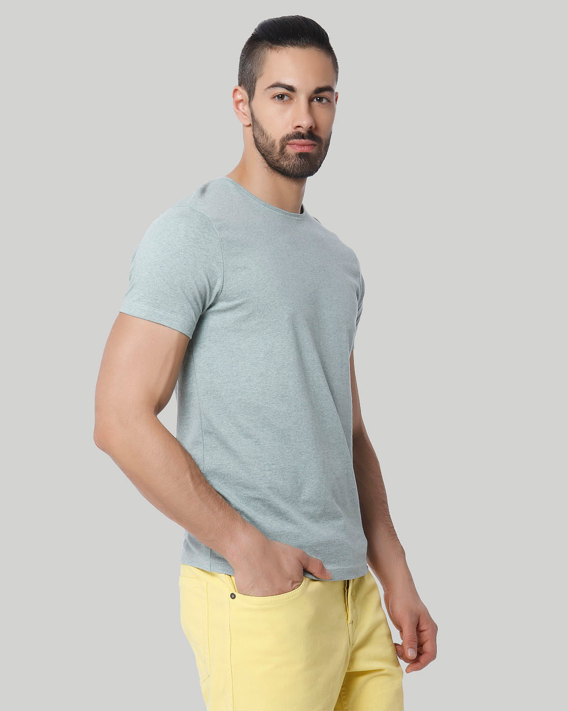 Green Crew Neck T-shirt