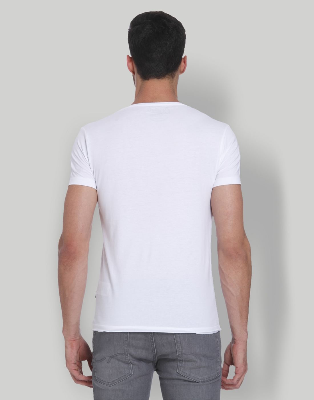 White V Neck T-shirt