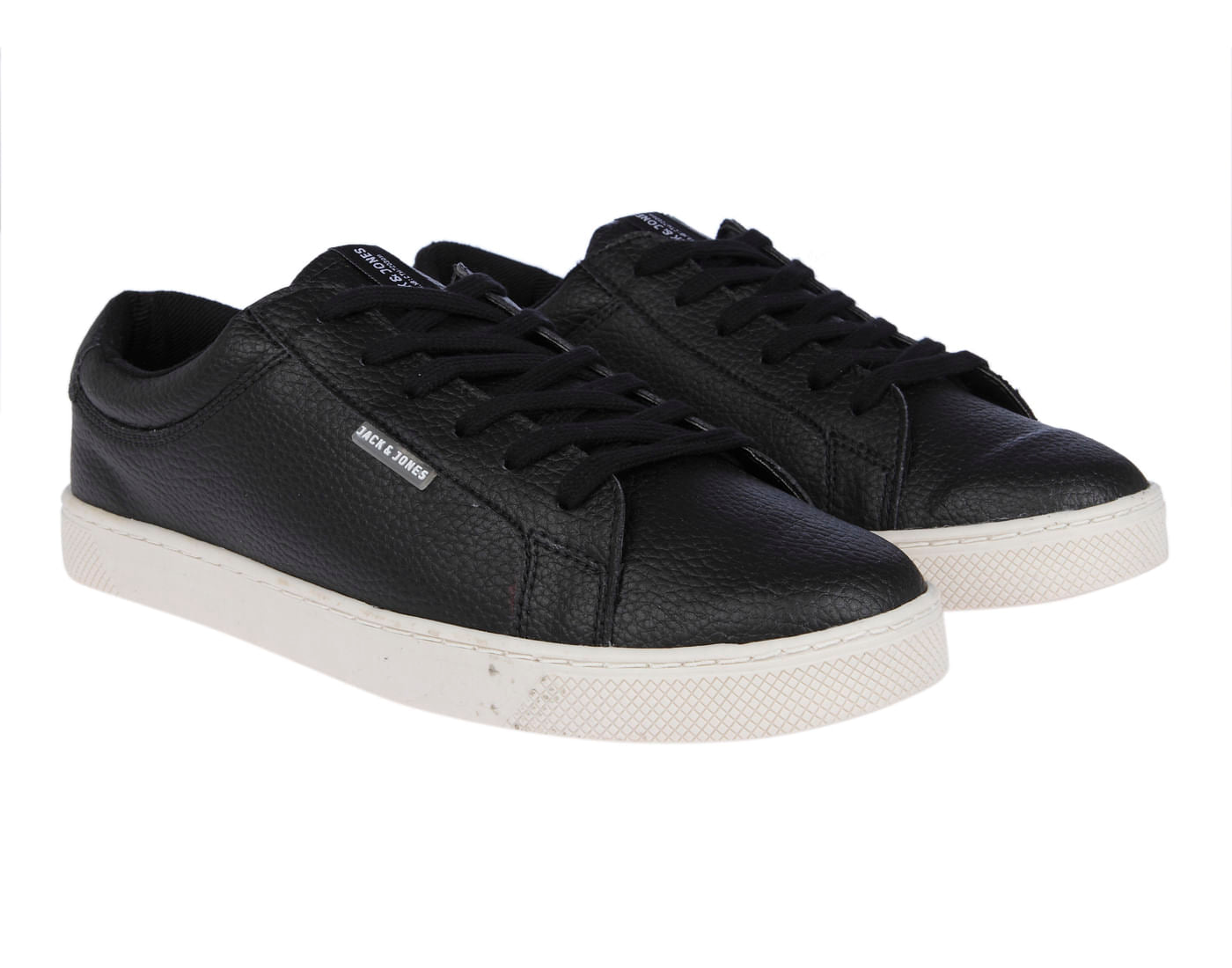 Black PU Sneakers