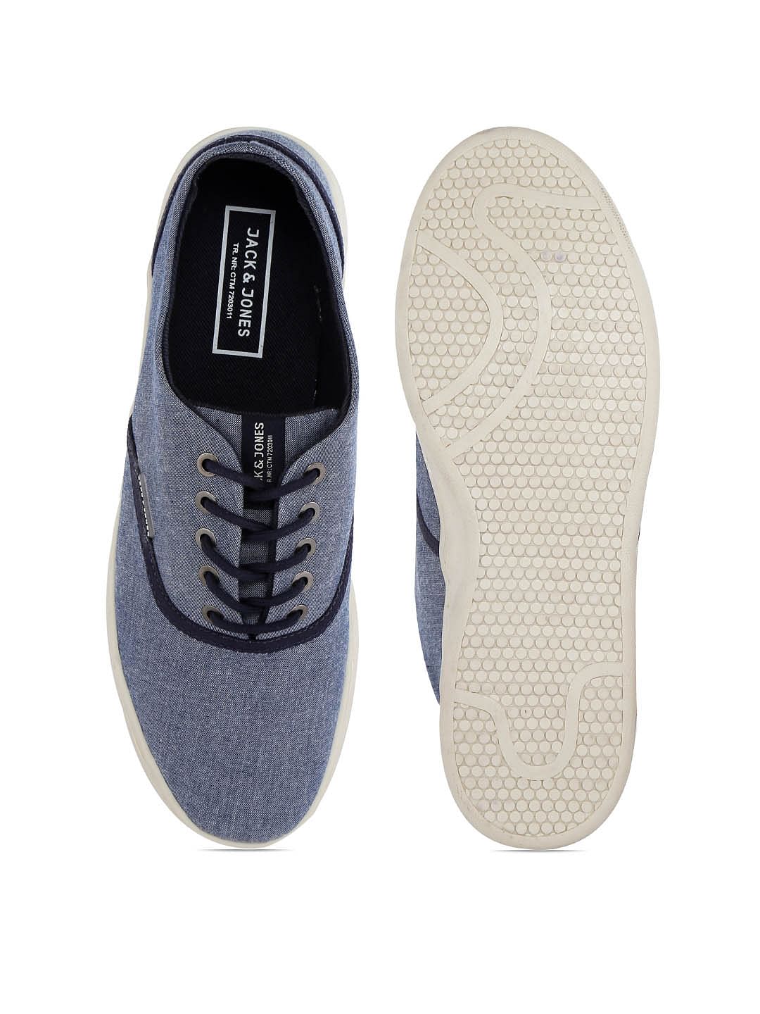 Blue Denim Canvas Sneakers
