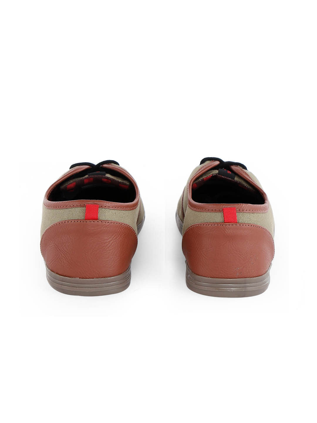 Moss Green Canvas Lace Up Sneakers