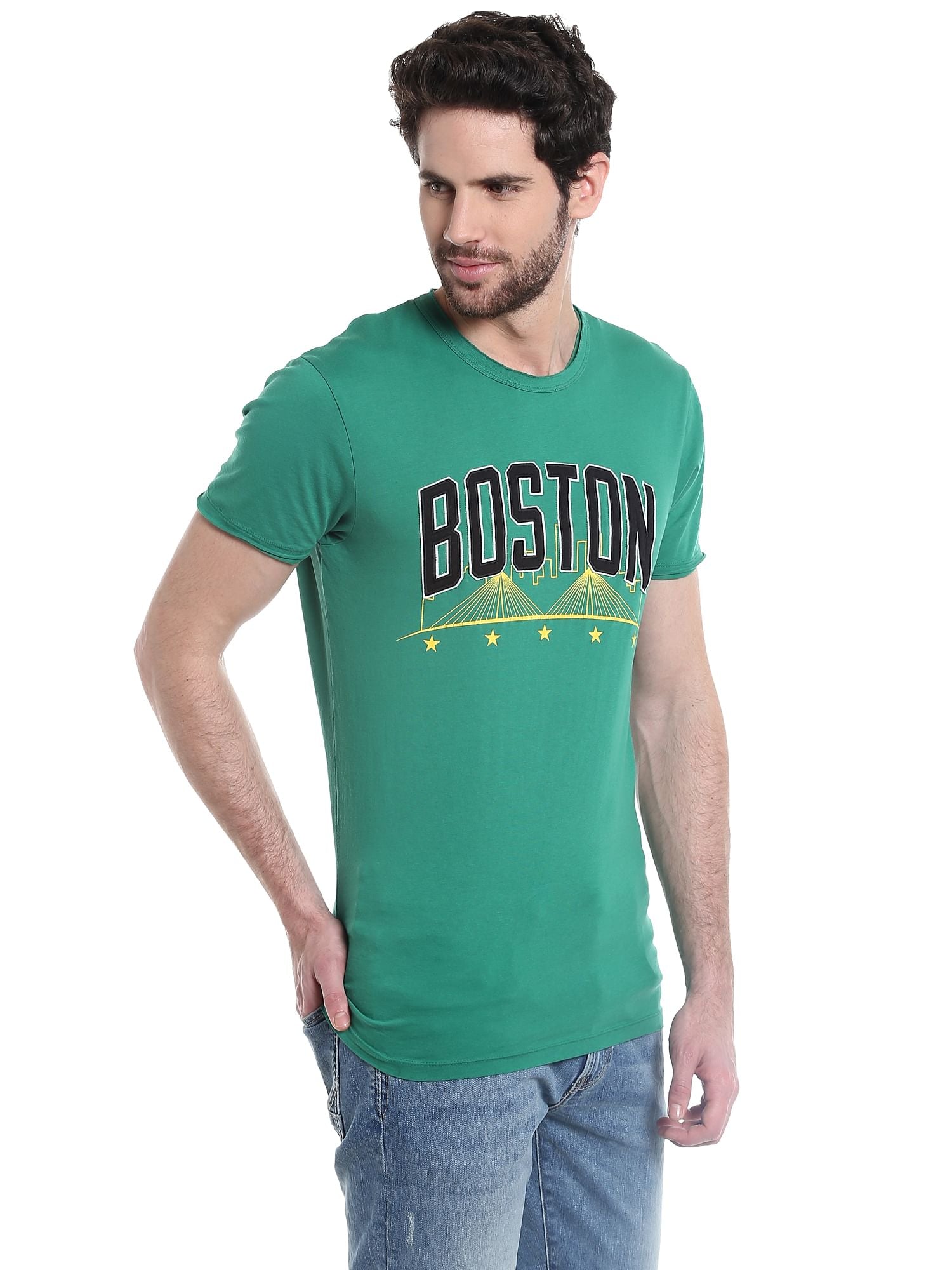 Boston Celtics Green Crew Neck Nba T-Shirt