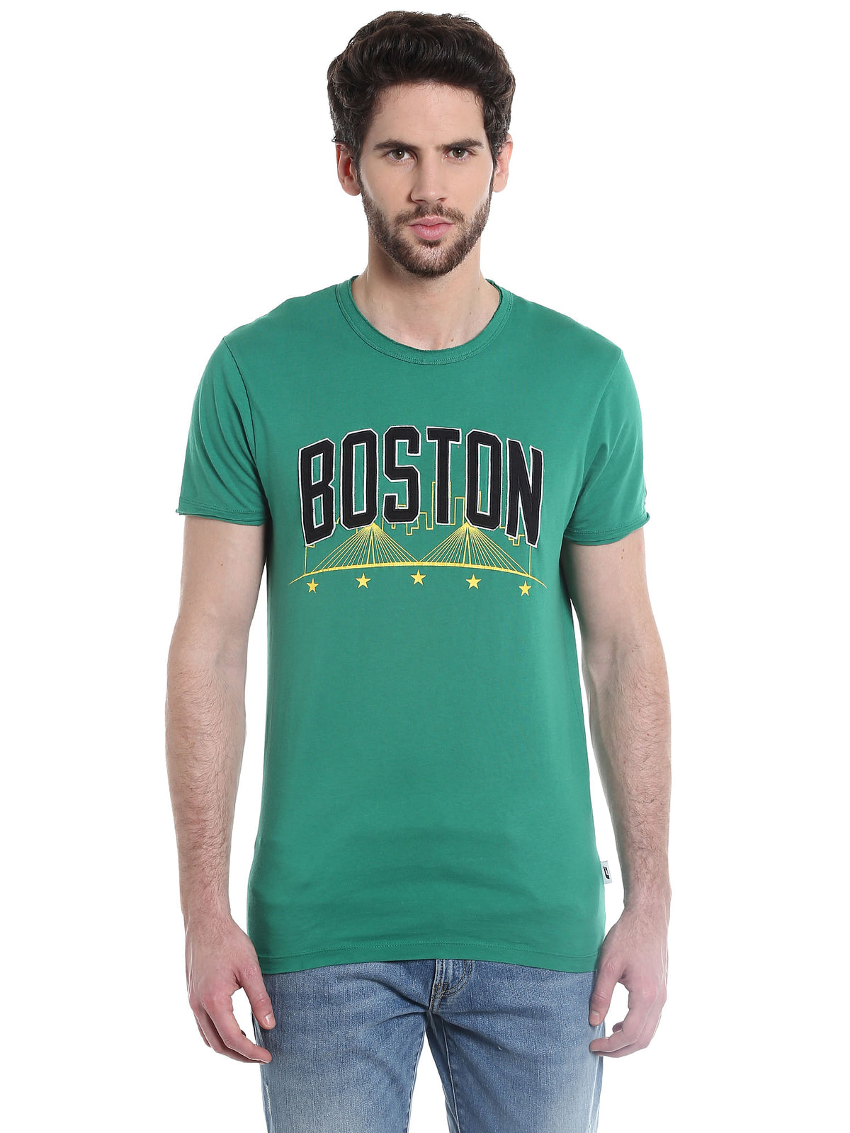 Boston Celtics Green Crew Neck Nba T-Shirt - S