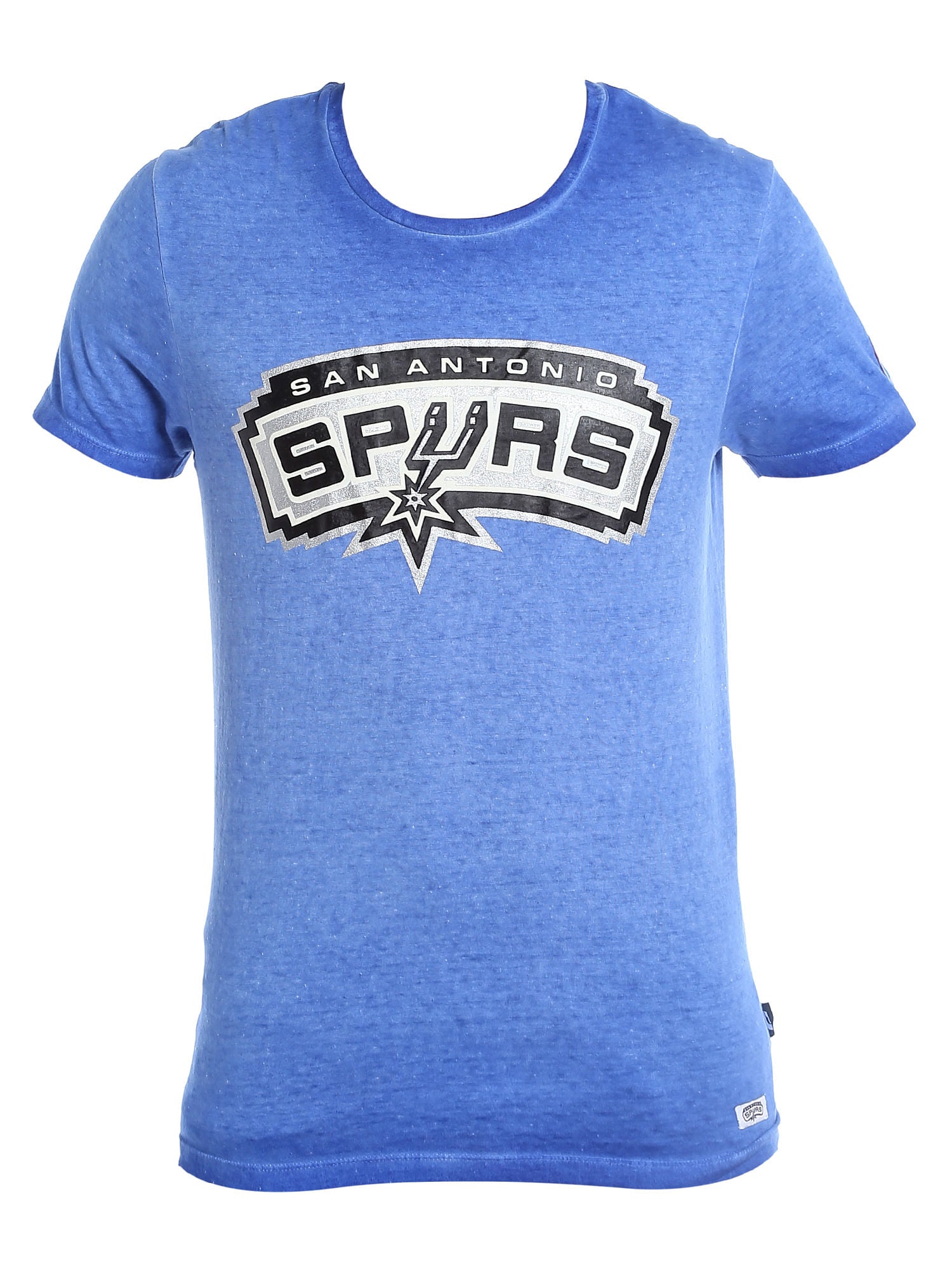 San Antonio Spurs Blue Crew Neck Nba T-Shirt