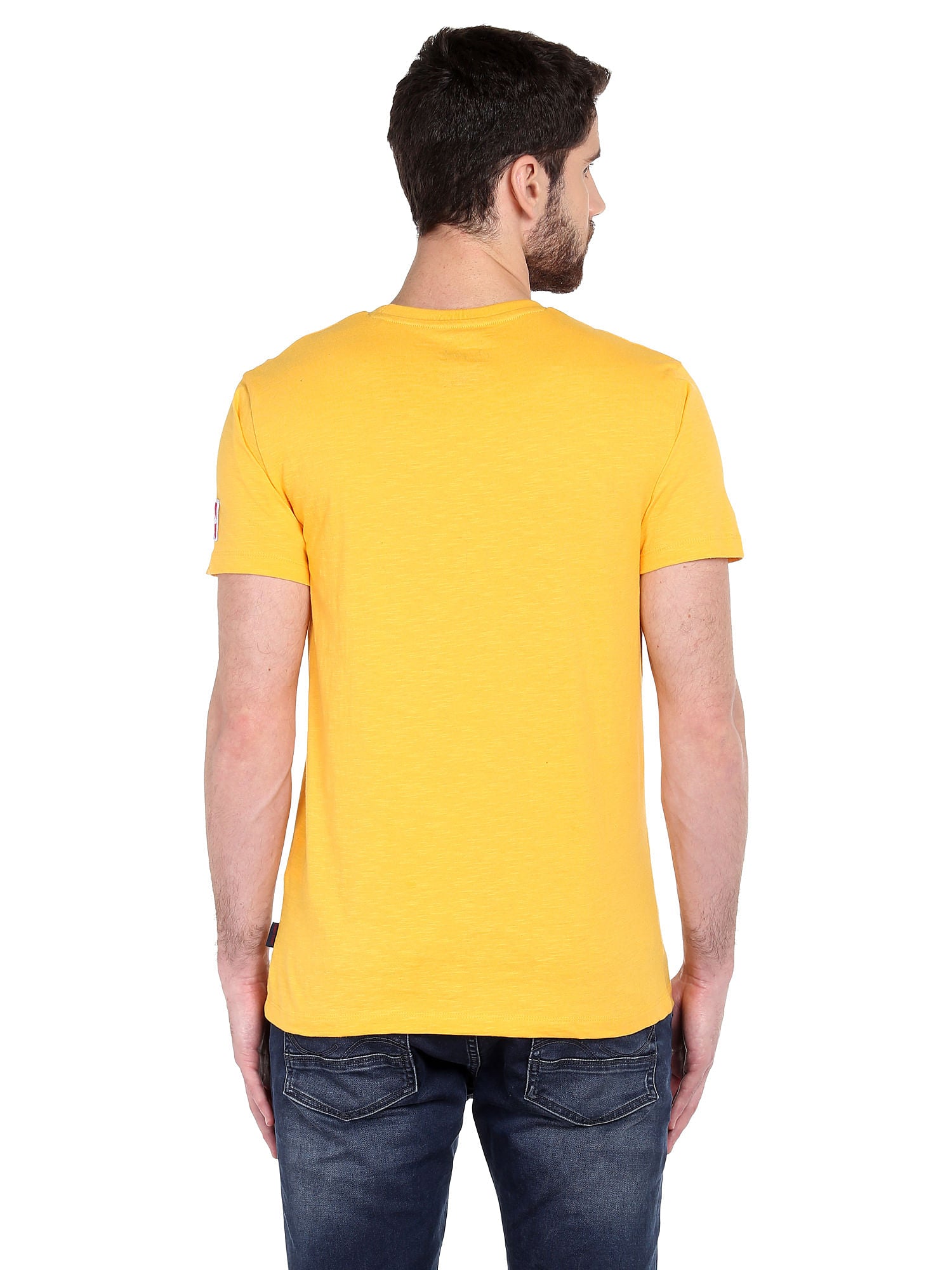 Cleveland Cavaliers Yellow Crew Neck Nba T-Shirt