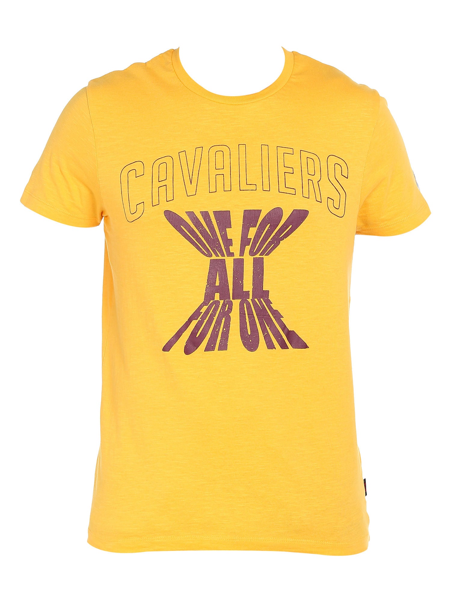 Cleveland Cavaliers Yellow Crew Neck Nba T-Shirt