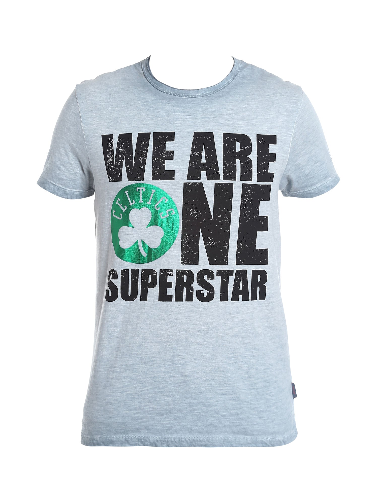 Boston Celtics Grey Crew Neck Nba T-Shirt