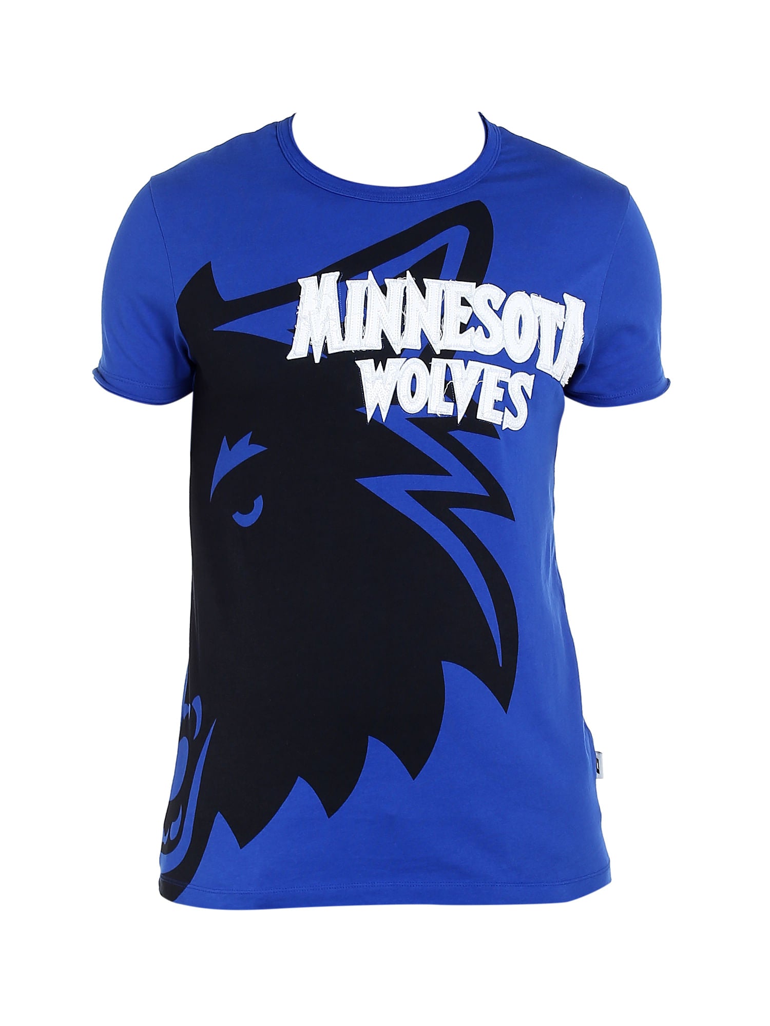Timberwolves Electric Blue Crew Neck Nba T-Shirt