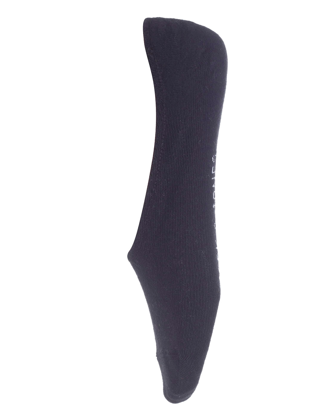 Black Logo Print Socks