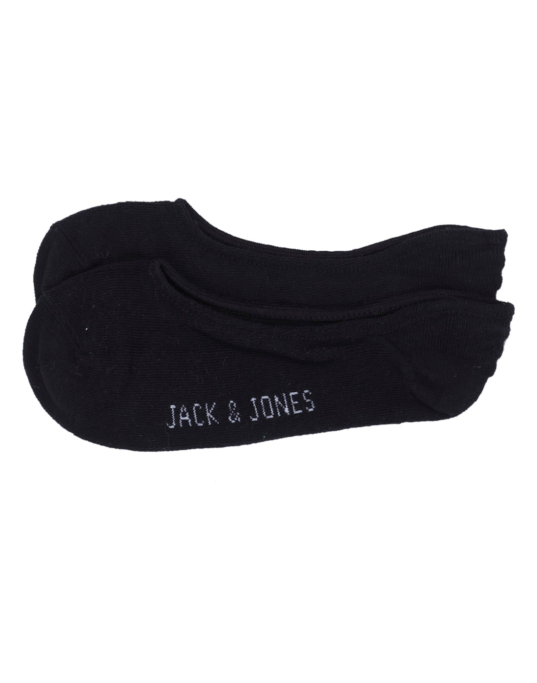 Black Logo Print Socks