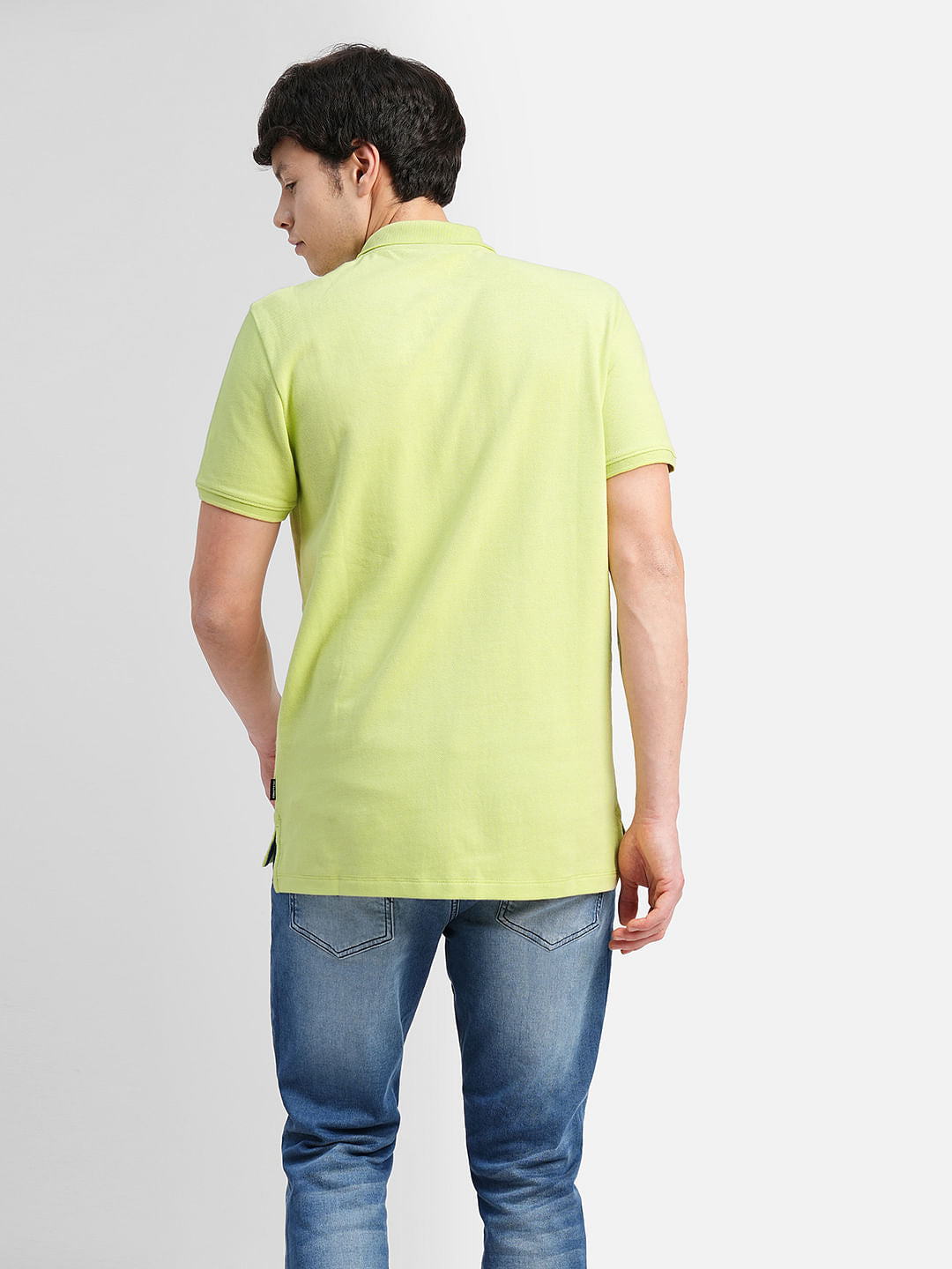 Green Polo Neck T-shirt
