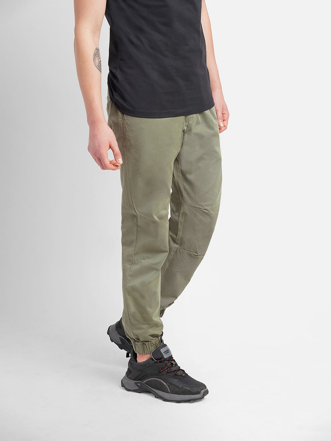 Green Slim Fit Cargo Pants